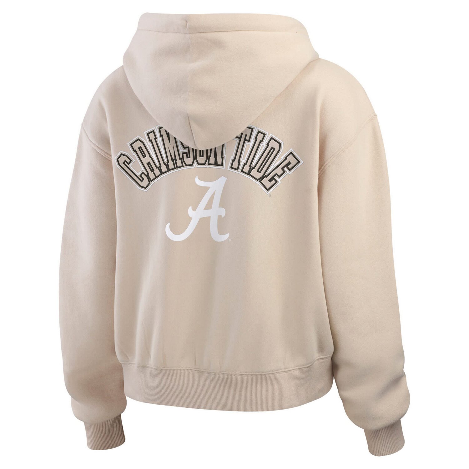 WEAR by Erin Andrews Alabama Crimson Tide Mixed Media Tonal Full-Zip Hoodie                                                      - view number 3