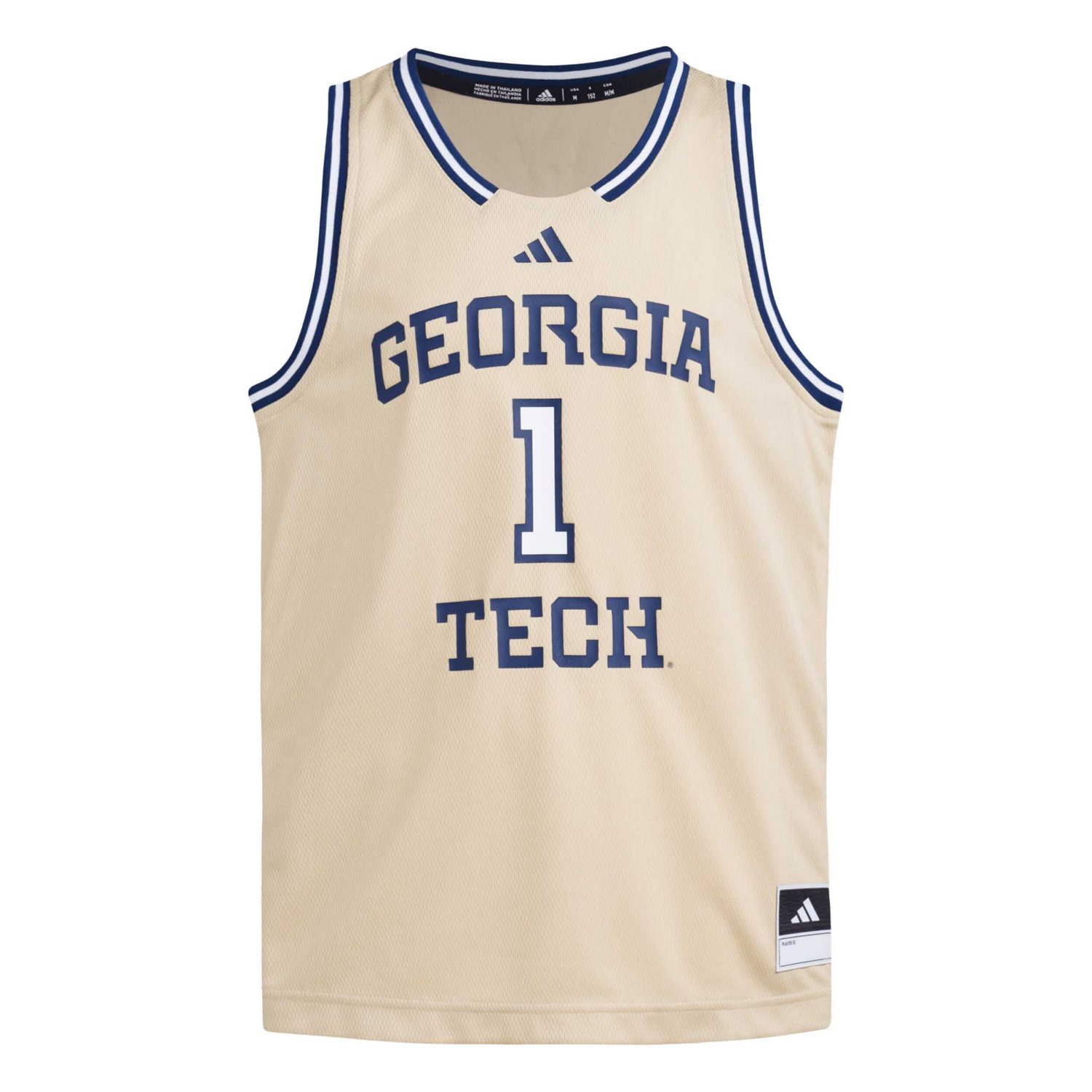 Youth adidas 1 Georgia Tech Yellow Jackets Swingman Jersey - view number 2