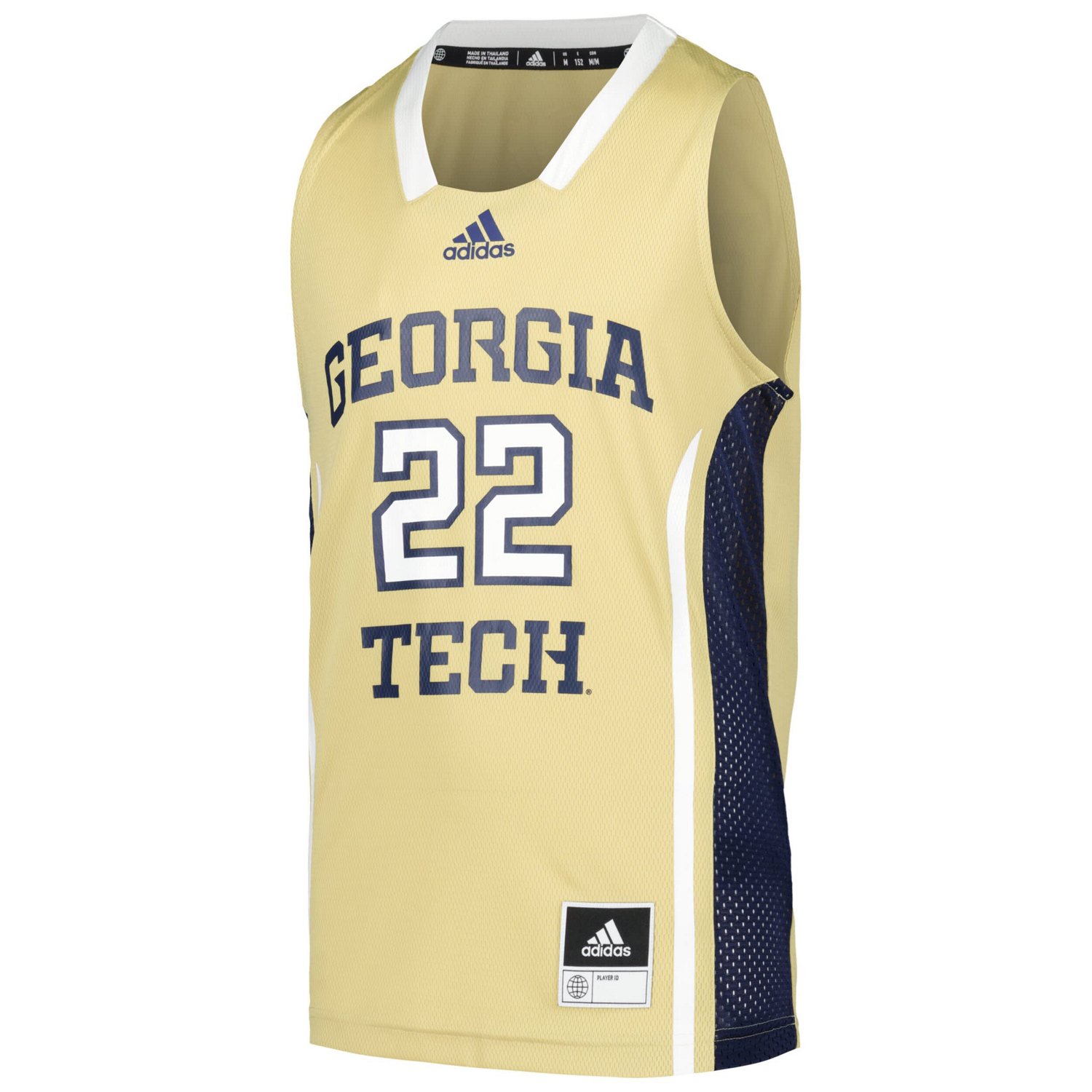 Youth adidas 22 Georgia Tech Yellow Jackets Swingman Jersey                                                                      - view number 2