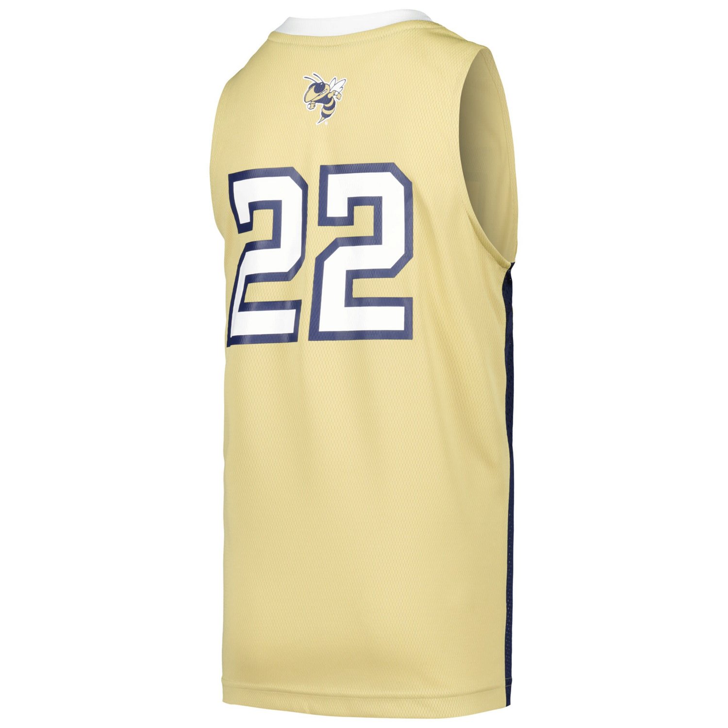 Youth adidas 22 Georgia Tech Yellow Jackets Swingman Jersey                                                                      - view number 3
