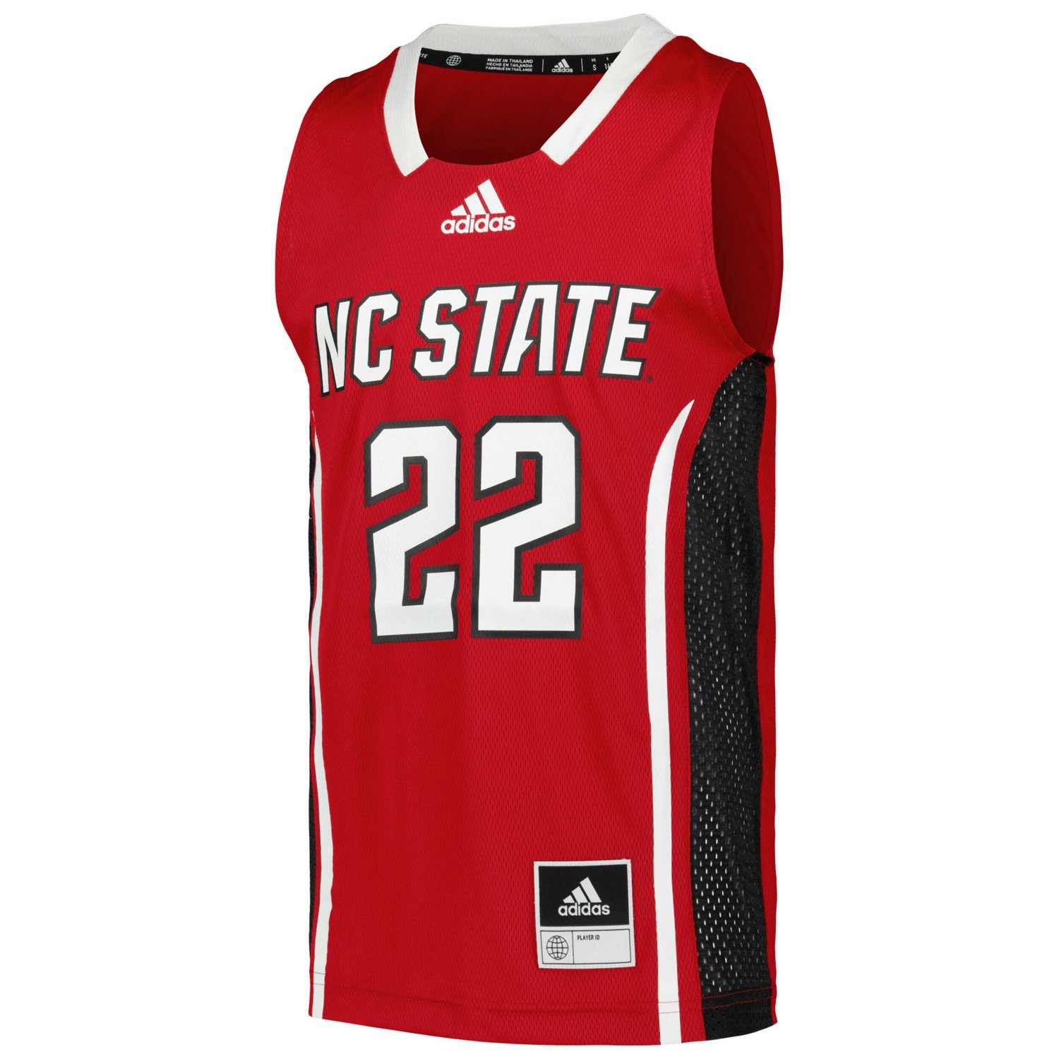 Youth adidas 22 NC State Wolfpack Swingman Jersey - view number 2