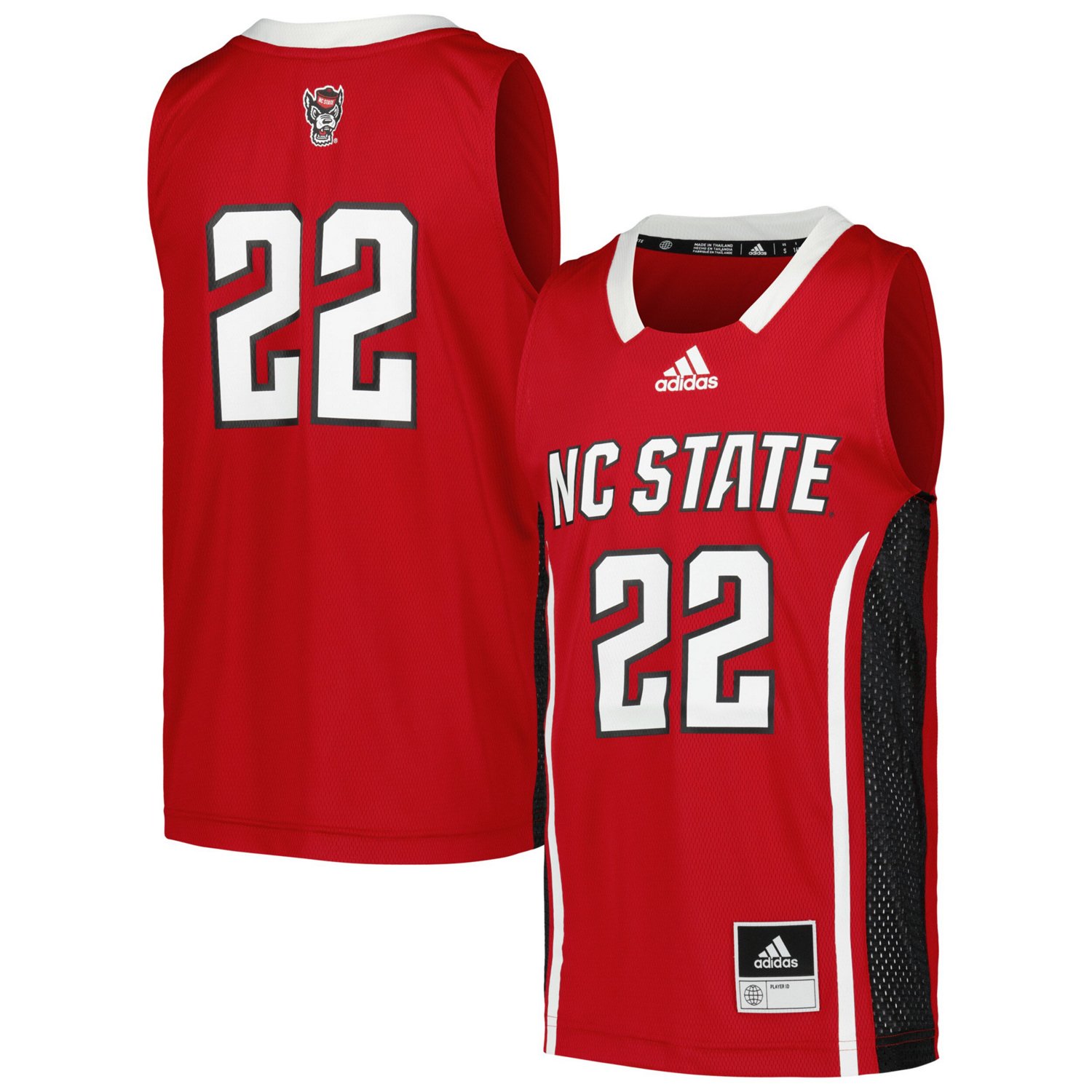 Youth adidas 22 NC State Wolfpack Swingman Jersey