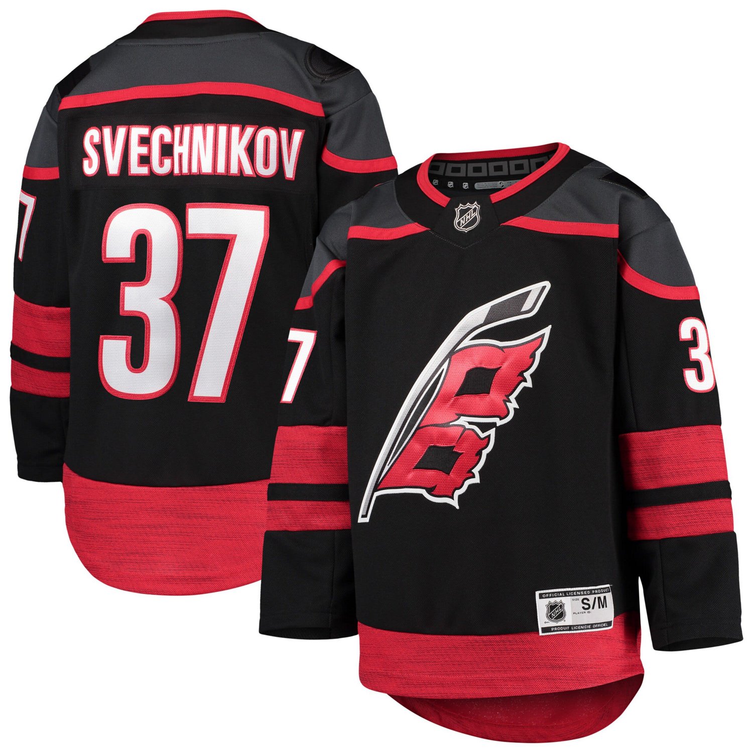 Youth Andrei Svechnikov Carolina Hurricanes Home Premier Player Jersey - view number 1