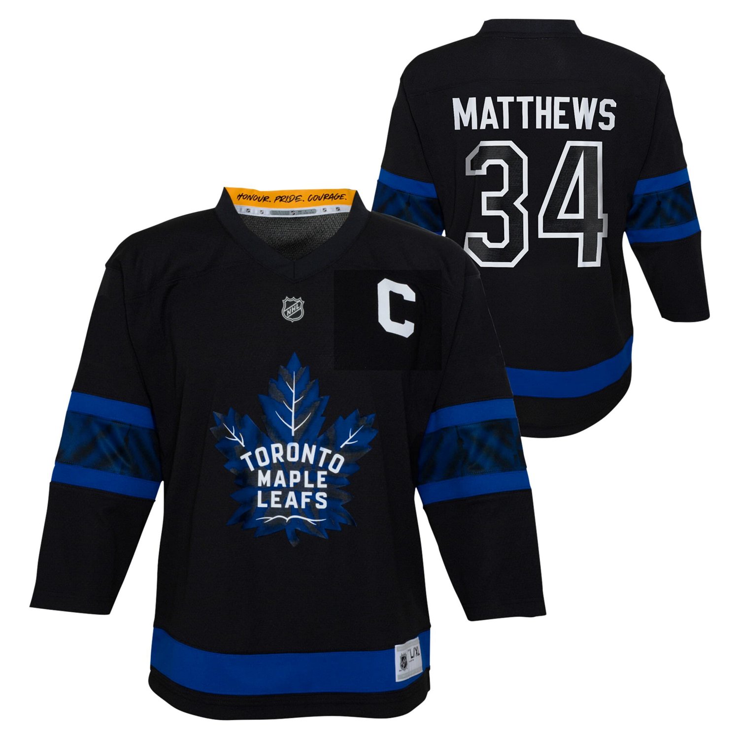 Youth Auston Matthews Toronto Maple Leafs Alternate Replica Player Jersey - view number 1