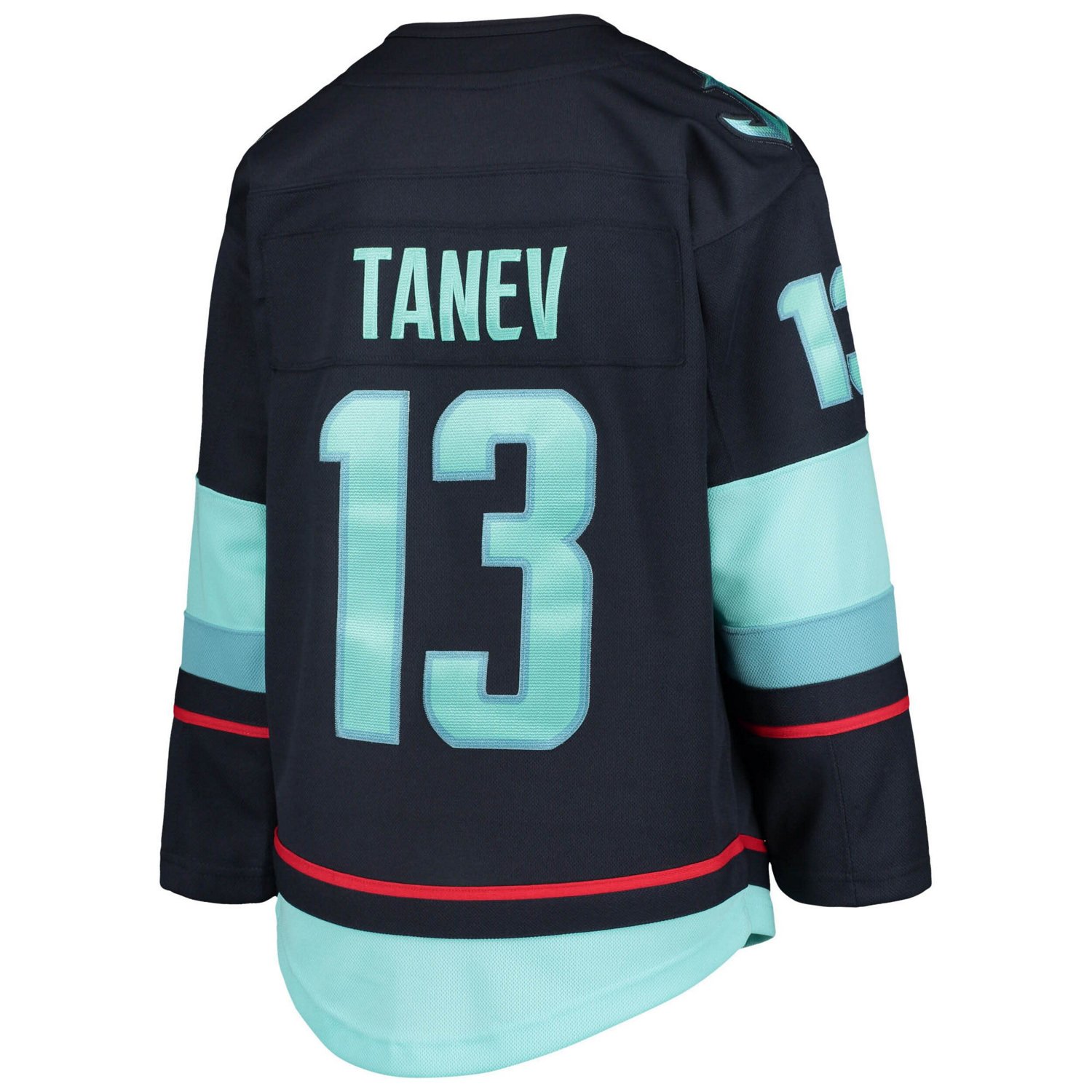 Youth Brandon Tanev Deep Sea Seattle Kraken Home Premier Player Jersey - view number 3