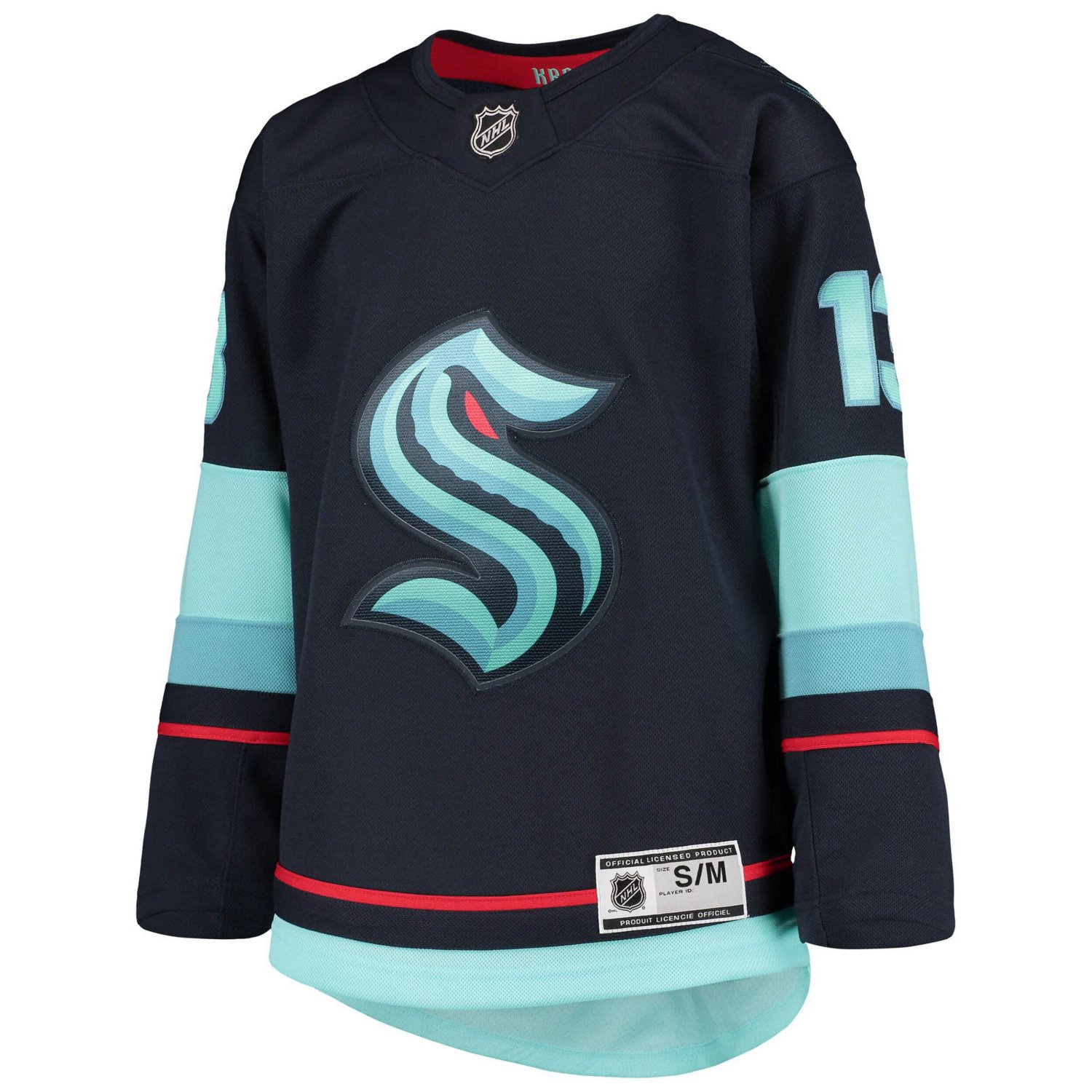Youth Brandon Tanev Deep Sea Seattle Kraken Home Premier Player Jersey - view number 2