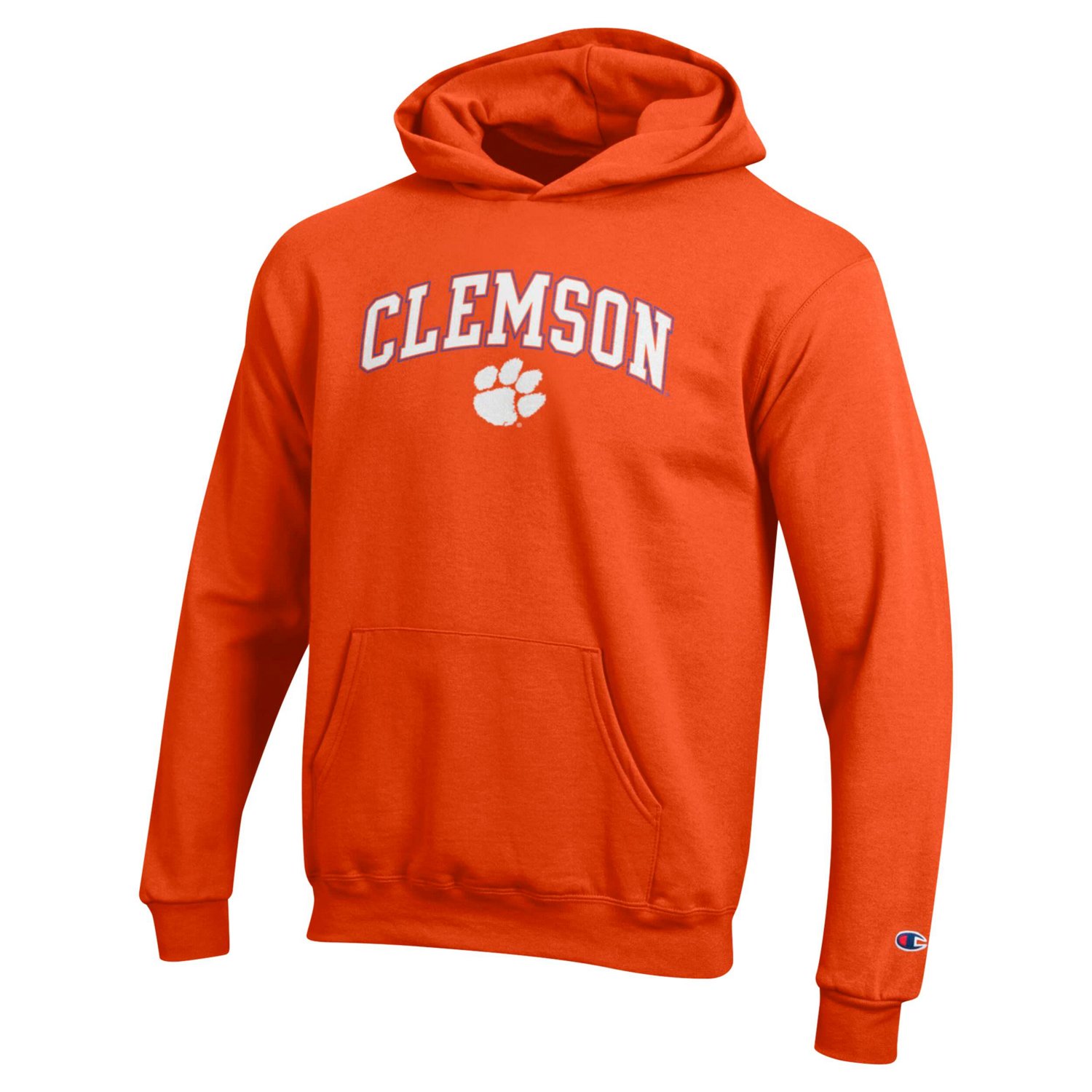 Youth Champion Clemson Tigers Campus Pullover Hoodie - view number 2