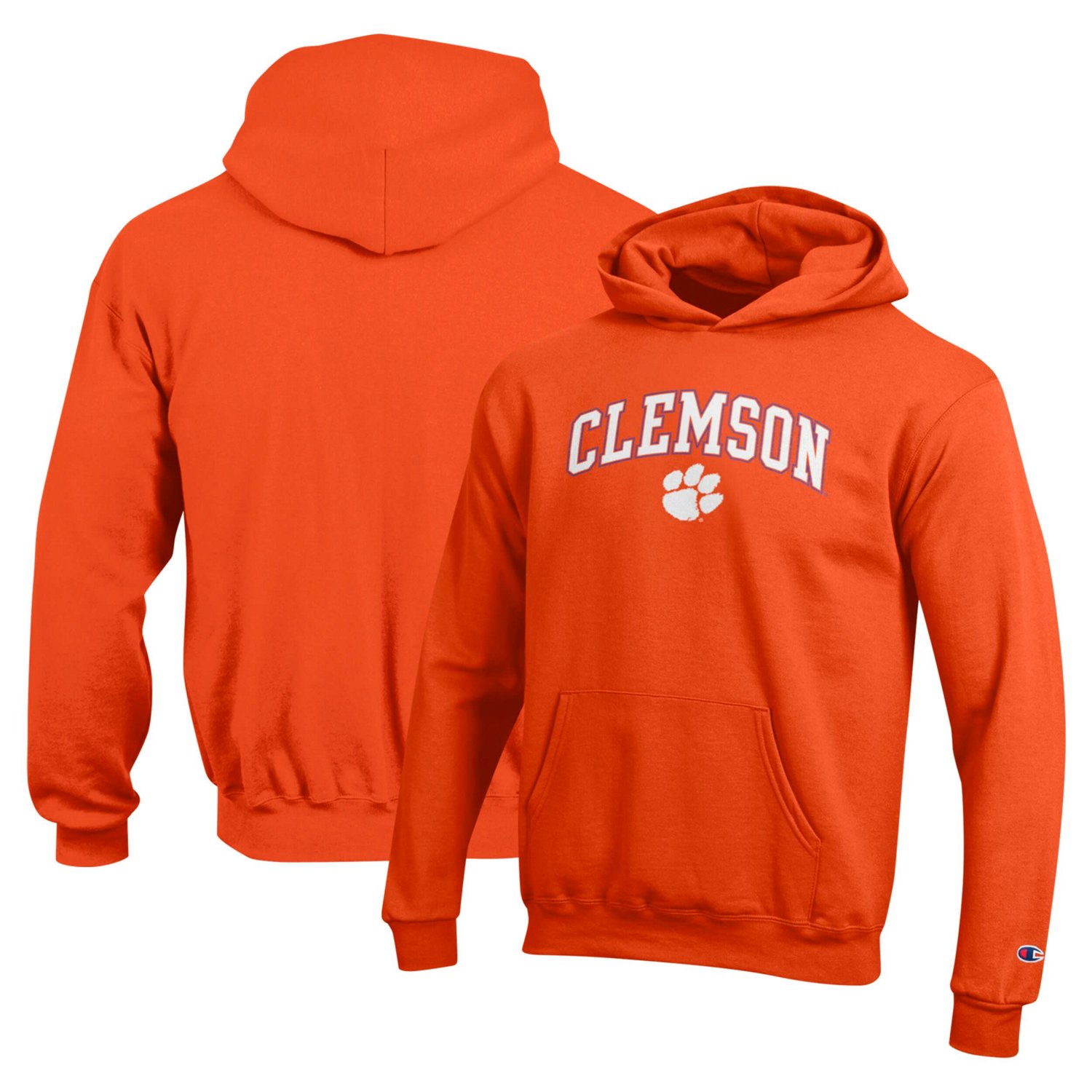 Youth Champion Clemson Tigers Campus Pullover Hoodie - view number 1
