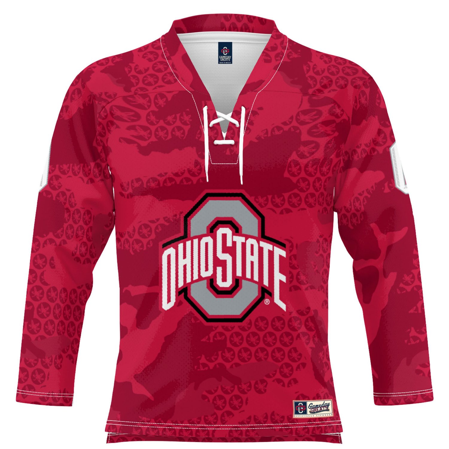 Youth GameDay Greats 0 Ohio State Buckeyes Ice Hockey Jersey - view number 2