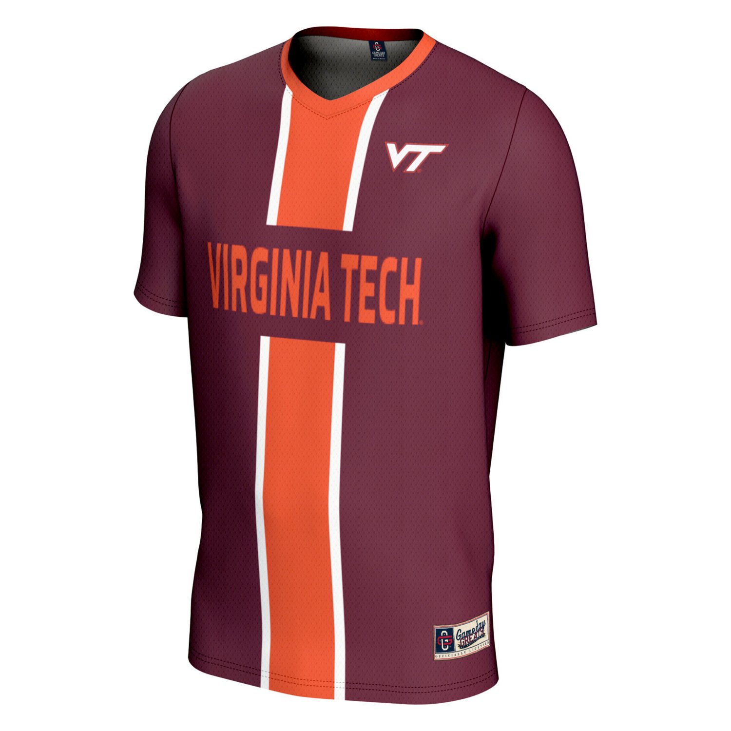 Youth GameDay Greats 0 Virginia Tech Hokies Lightweight Soccer Jersey - view number 2