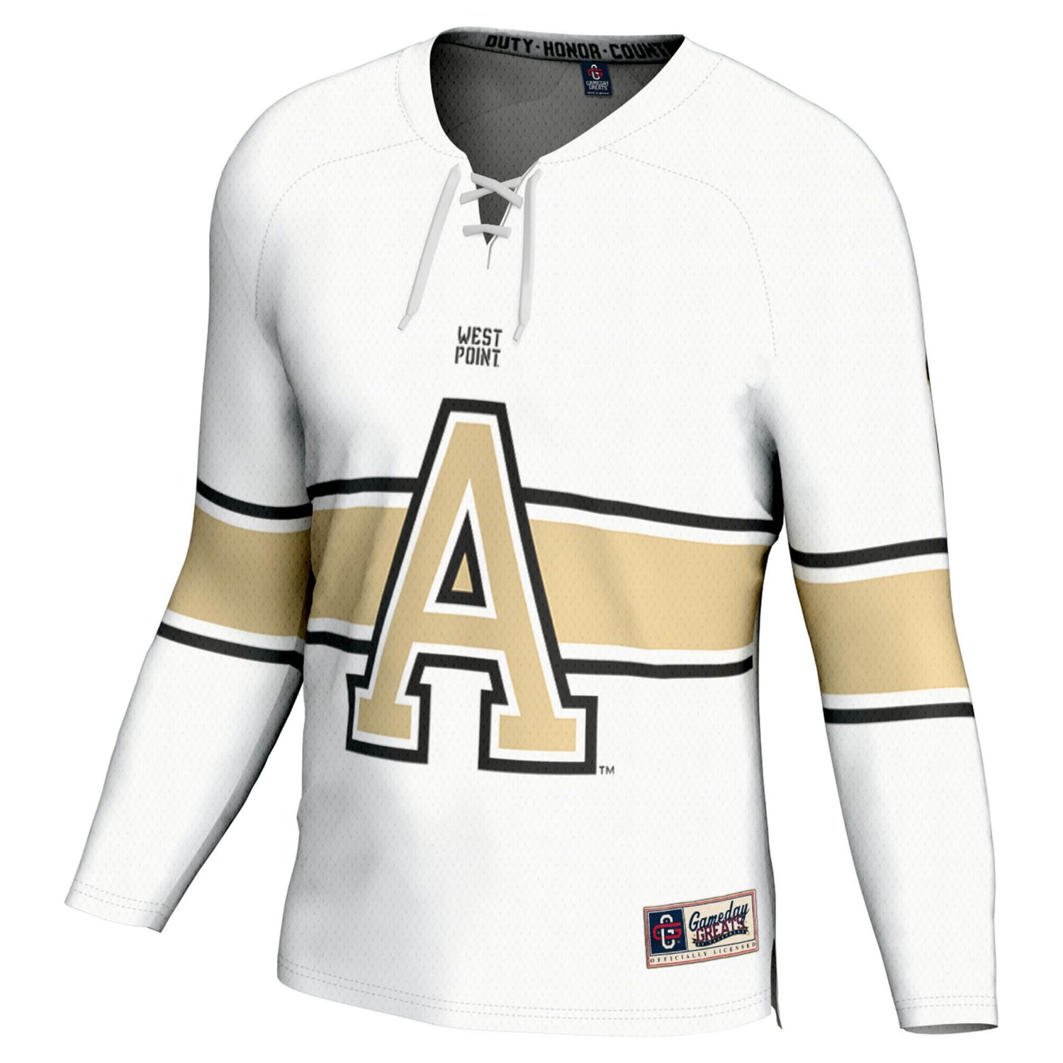 Youth GameDay Greats 1 Army Black Knights Ice Hockey Fashion Jersey - view number 2