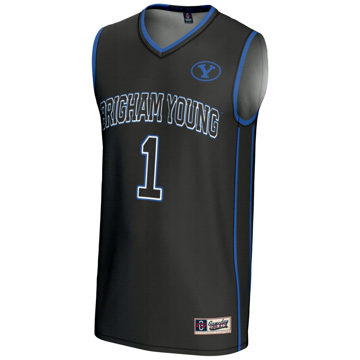 Youth GameDay Greats 1 BYU Cougars Lightweight Basketball Jersey