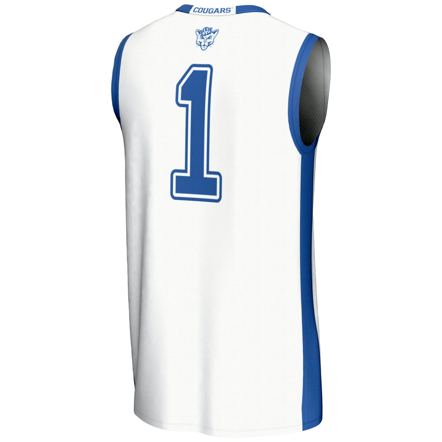 Youth GameDay Greats 1 BYU Cougars Lightweight Basketball Jersey - view number 3
