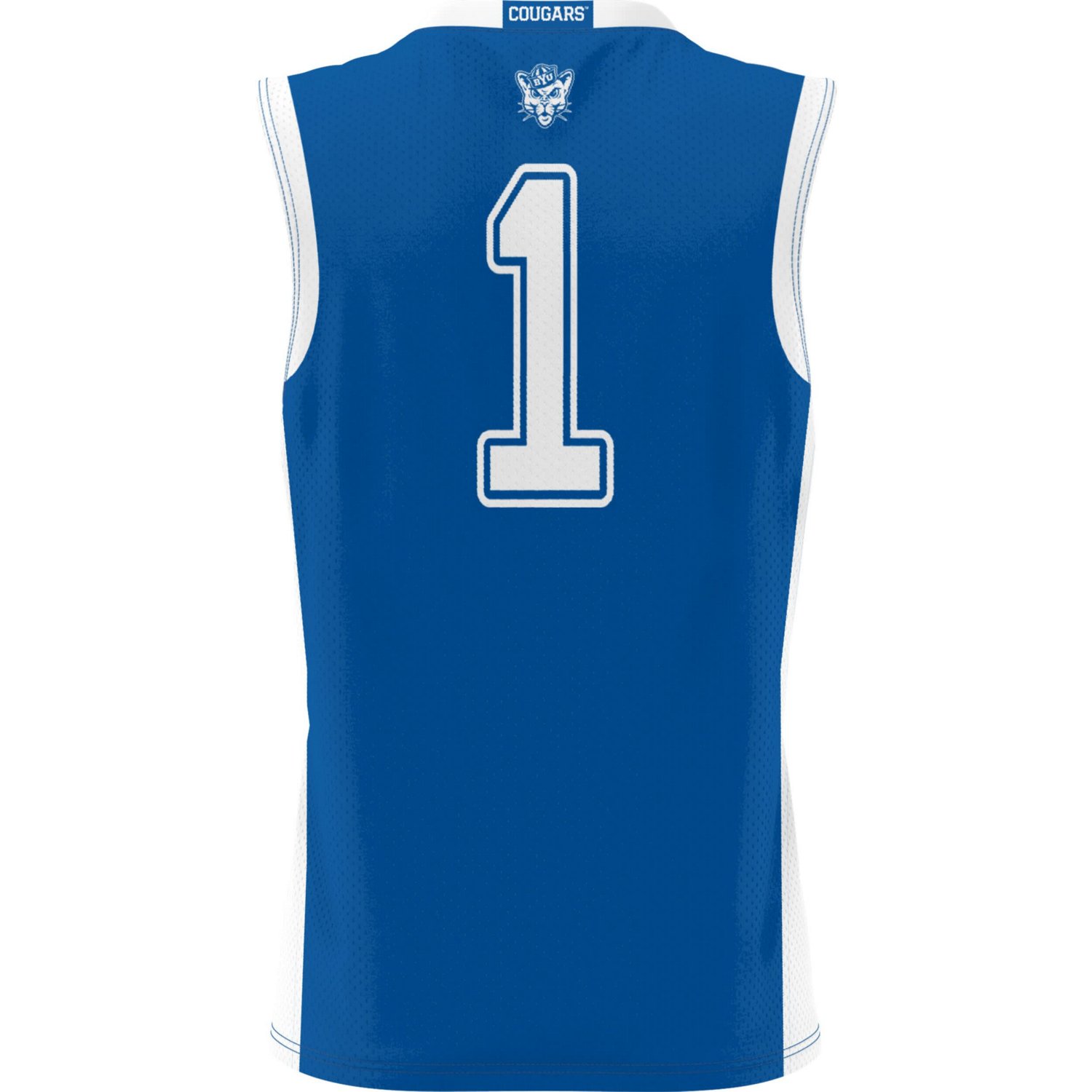 Youth GameDay Greats 1 BYU Cougars Lightweight Basketball Jersey - view number 3