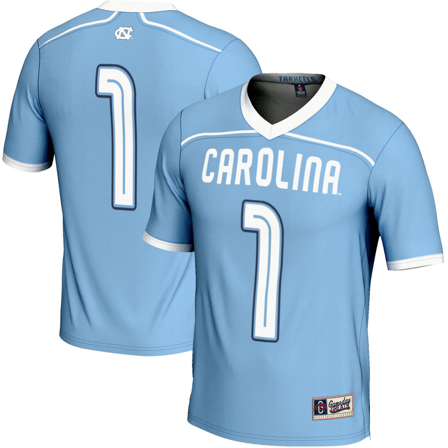 Youth GameDay Greats 1 Carolina North Carolina Tar Heels Lightweight Men's Lacrosse Jersey