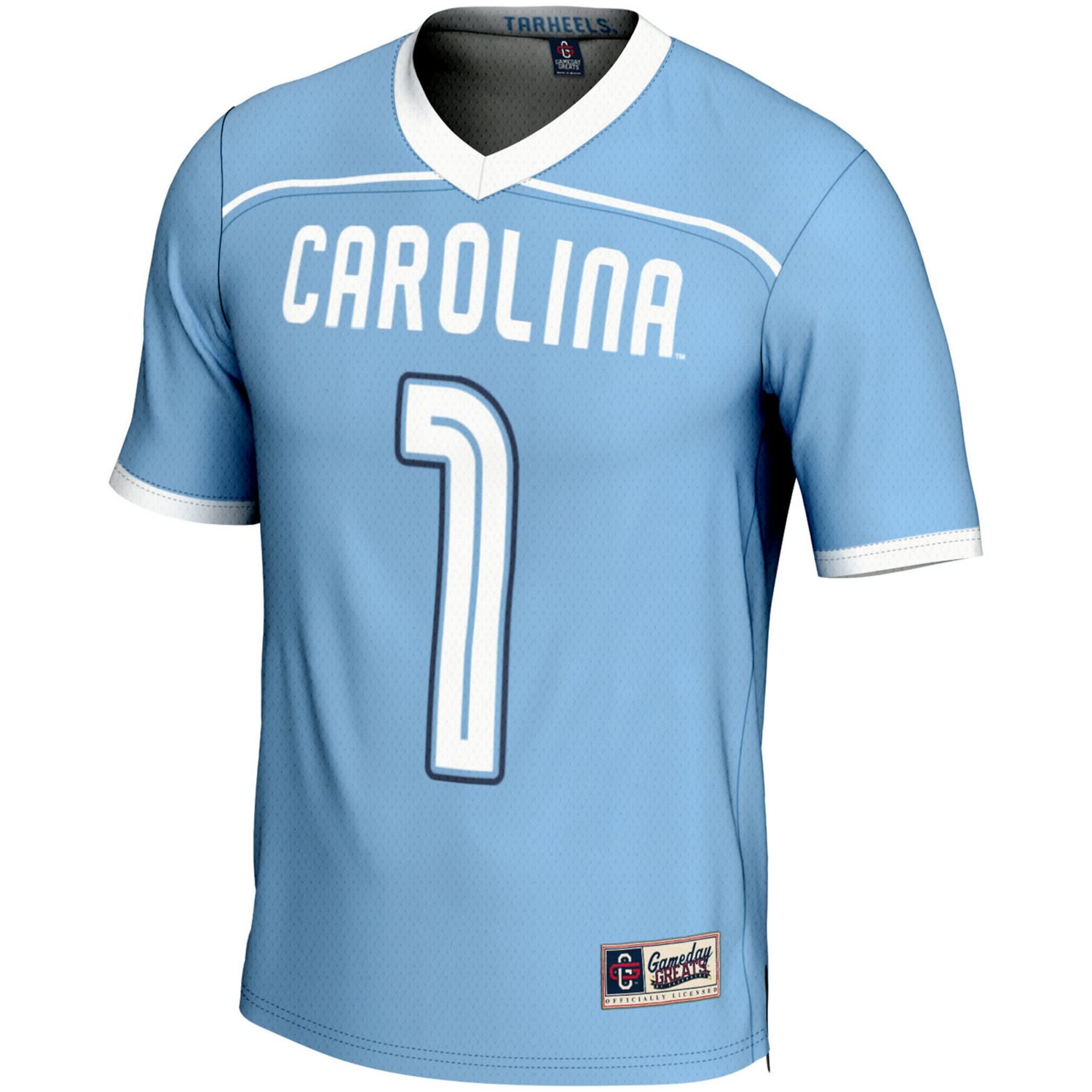 Youth GameDay Greats 1 Carolina North Carolina Tar Heels Lightweight Men's Lacrosse Jersey - view number 2