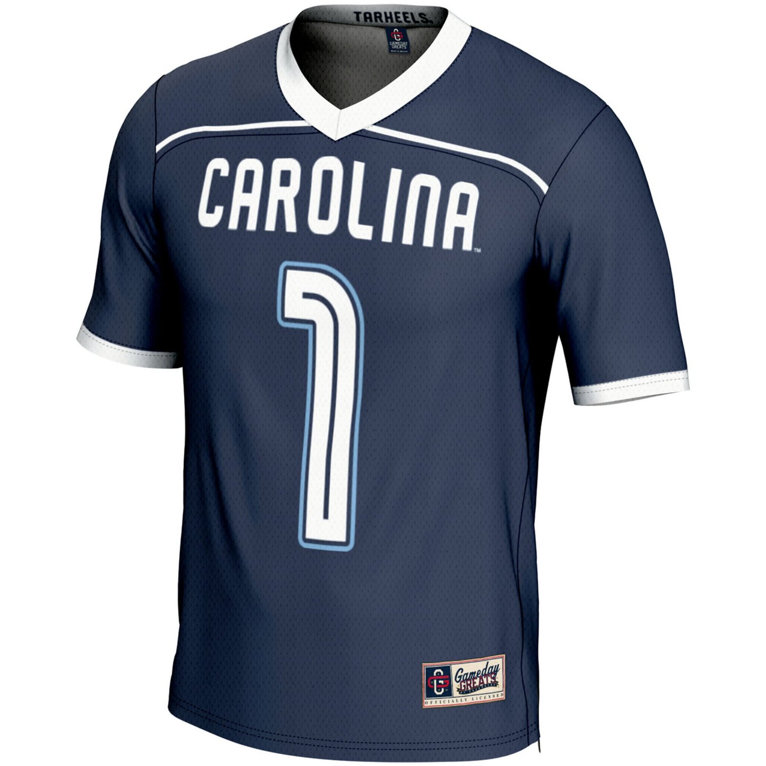 Youth GameDay Greats 1 Carolina North Carolina Tar Heels Lightweight Men's Lacrosse Jersey - view number 2