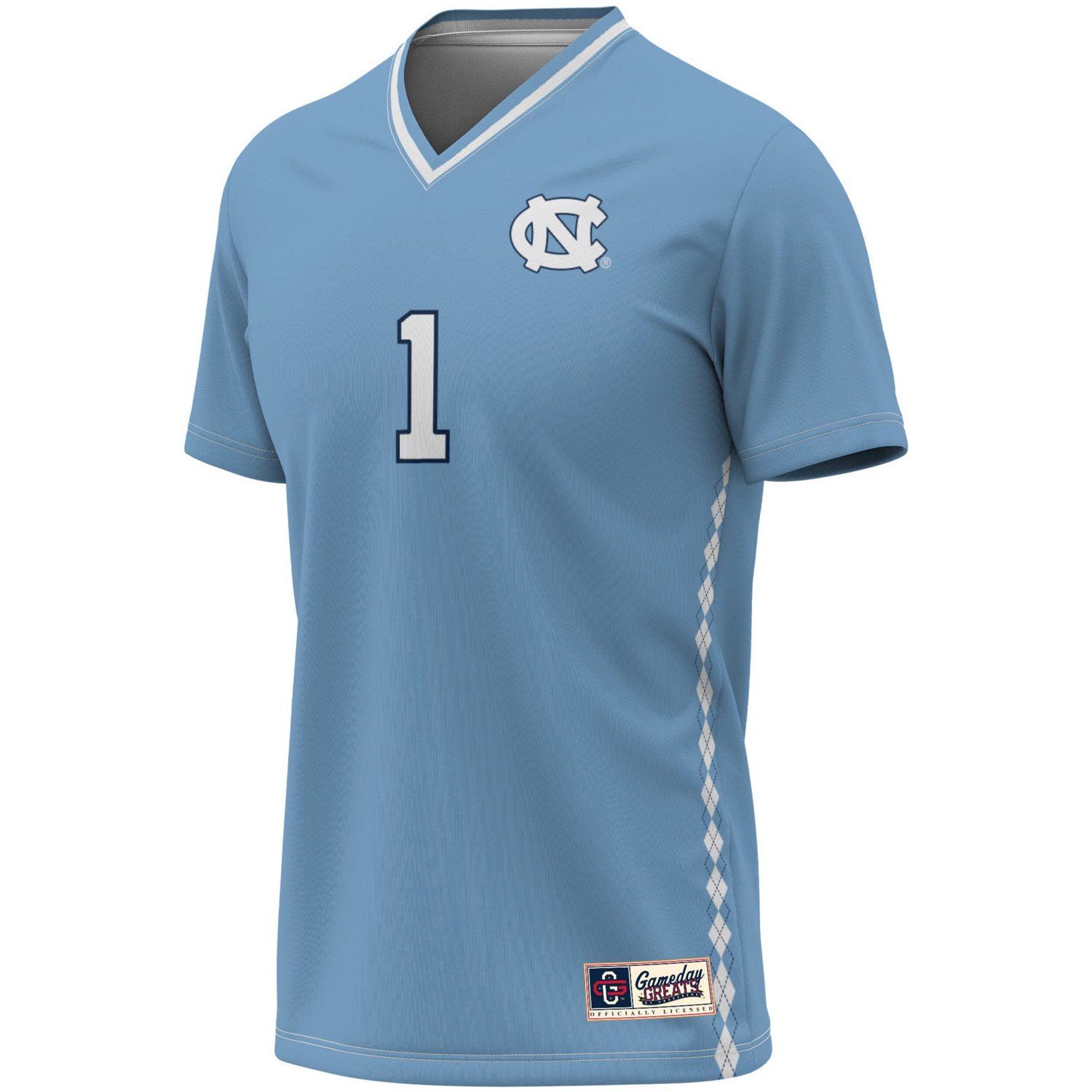 Youth GameDay Greats 1 Carolina North Carolina Tar Heels Lightweight Soccer Fashion Jersey - view number 2