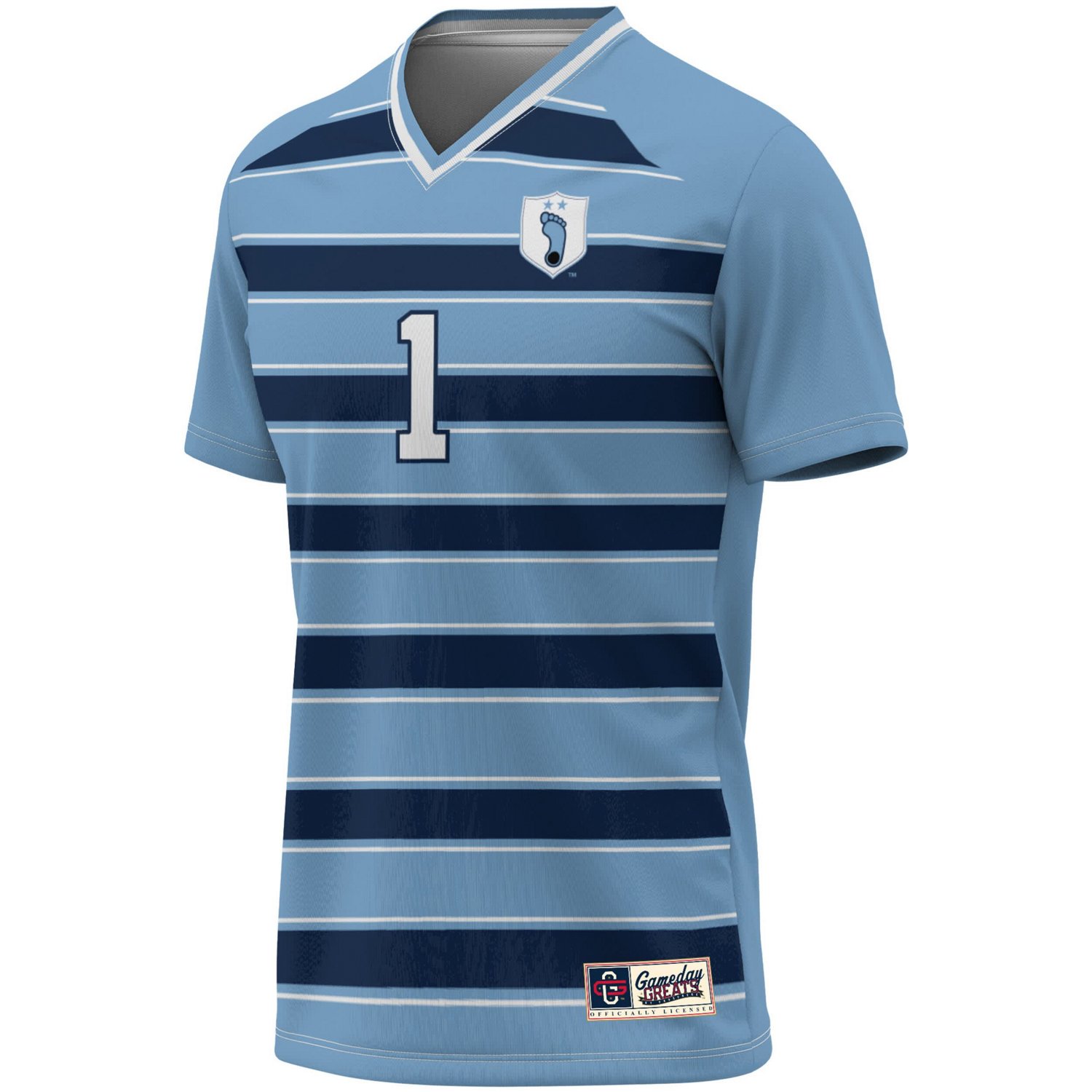 Youth GameDay Greats 1 Carolina North Carolina Tar Heels Lightweight Soccer Fashion Jersey - view number 2