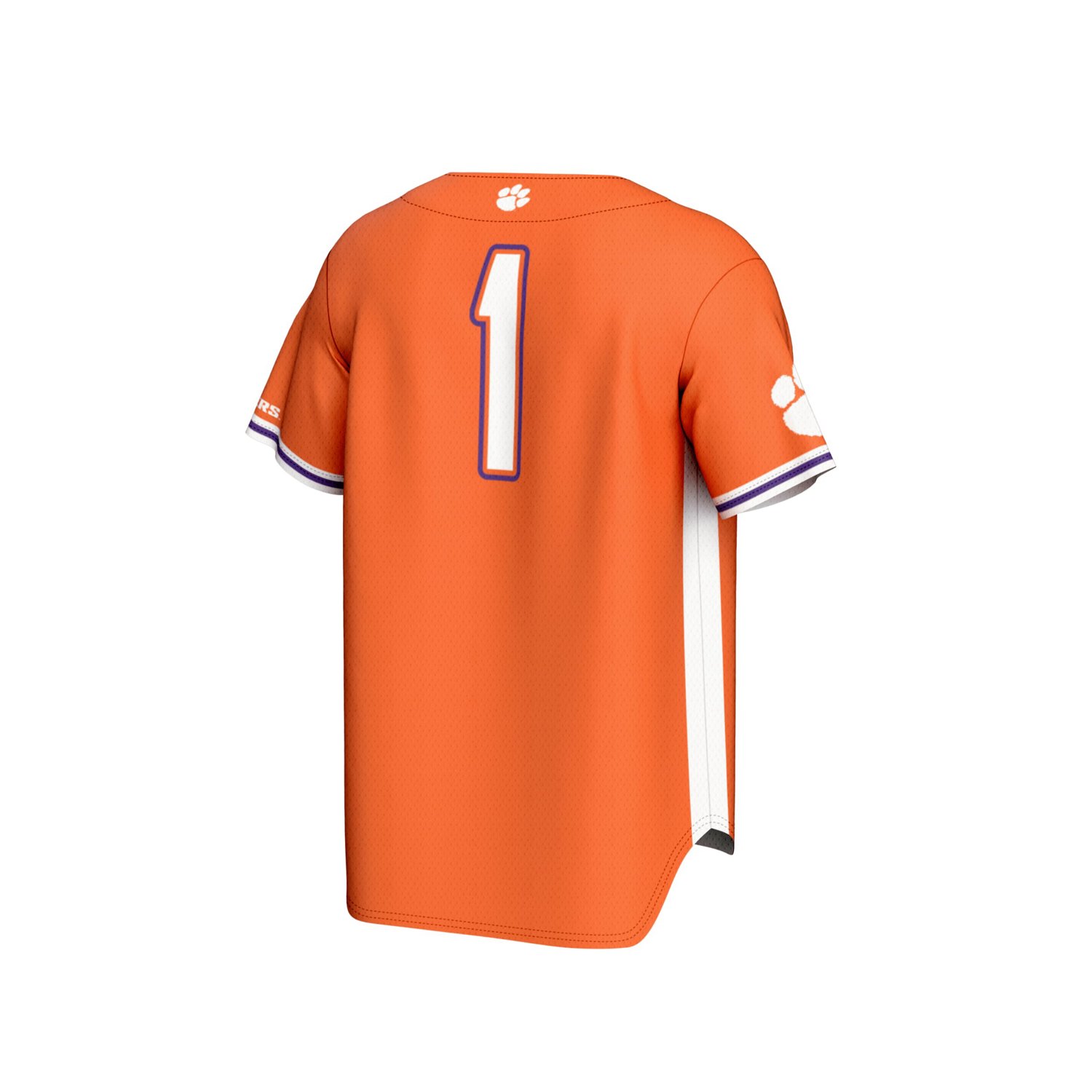 Youth GameDay Greats 1 Clemson Tigers Lightweight Baseball Fashion Jersey - view number 3