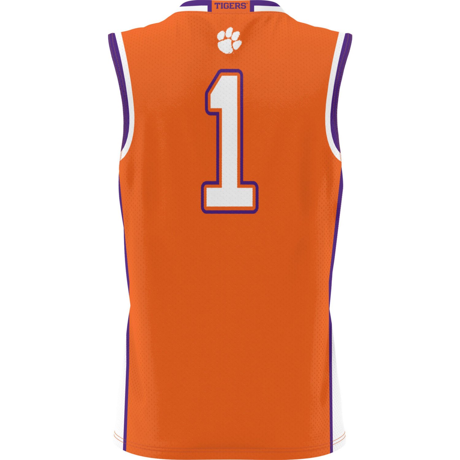 Youth GameDay Greats 1 Clemson Tigers Lightweight Basketball Jersey - view number 3