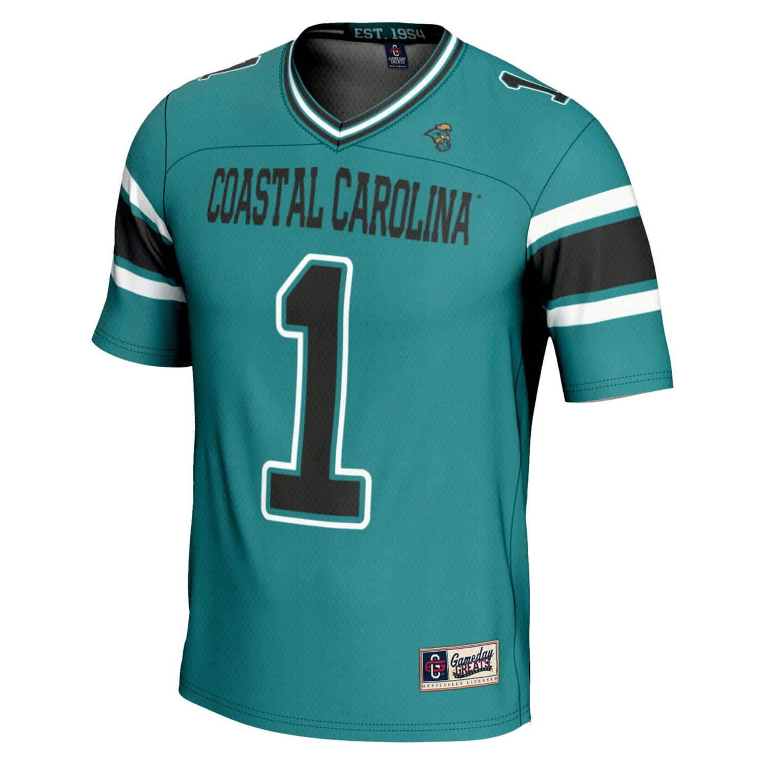 Youth GameDay Greats 1 Coastal Carolina Chanticleers Endzone Football Jersey - view number 2
