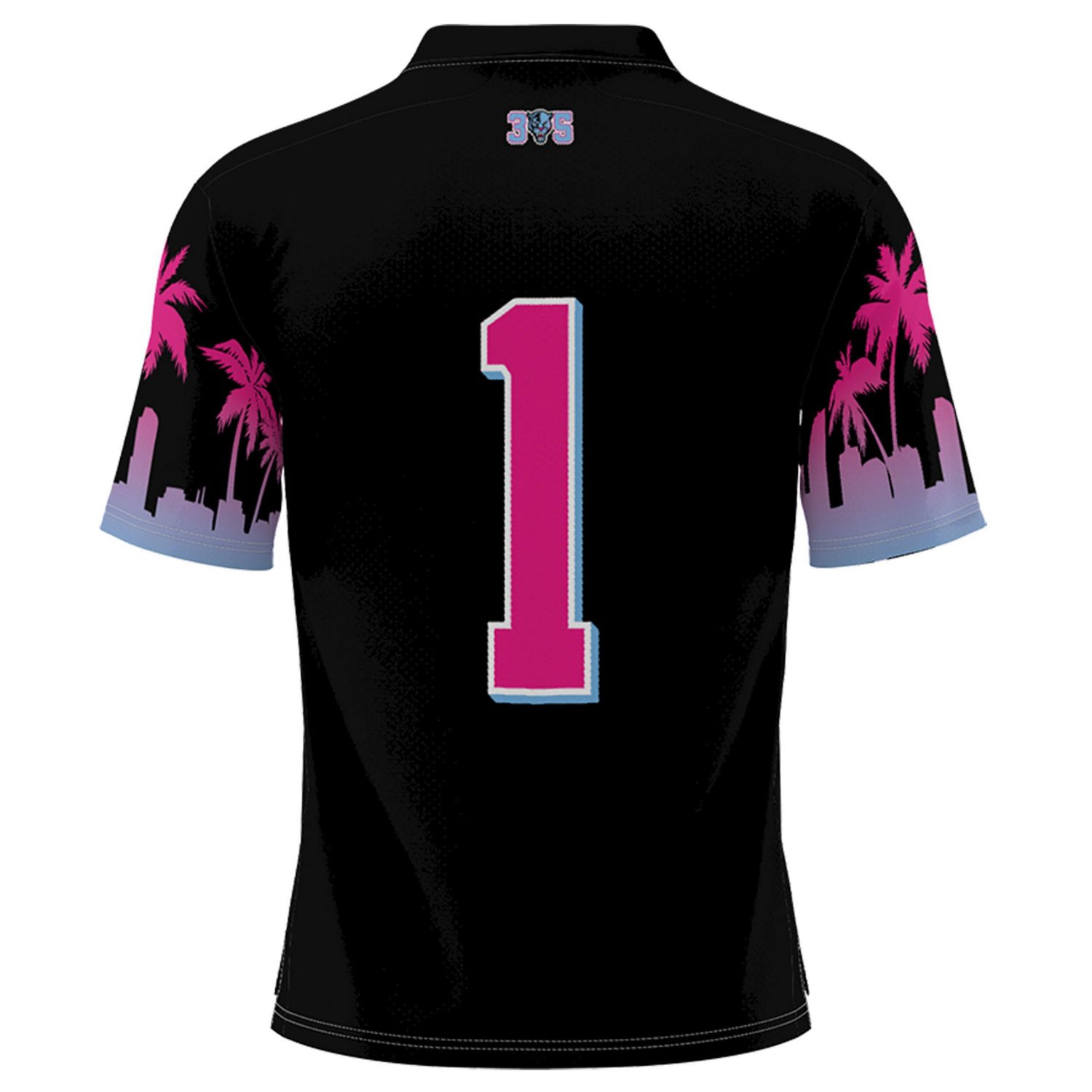 Youth GameDay Greats 1 FIU Panthers Miami Vice Football Jersey - view number 3