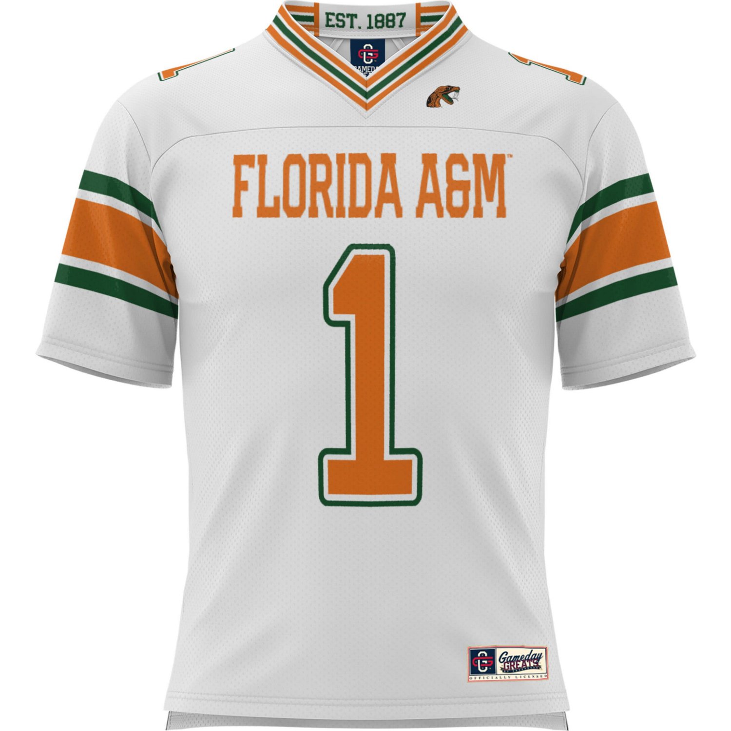 Youth GameDay Greats 1 Florida AM Rattlers Football Jersey - view number 2