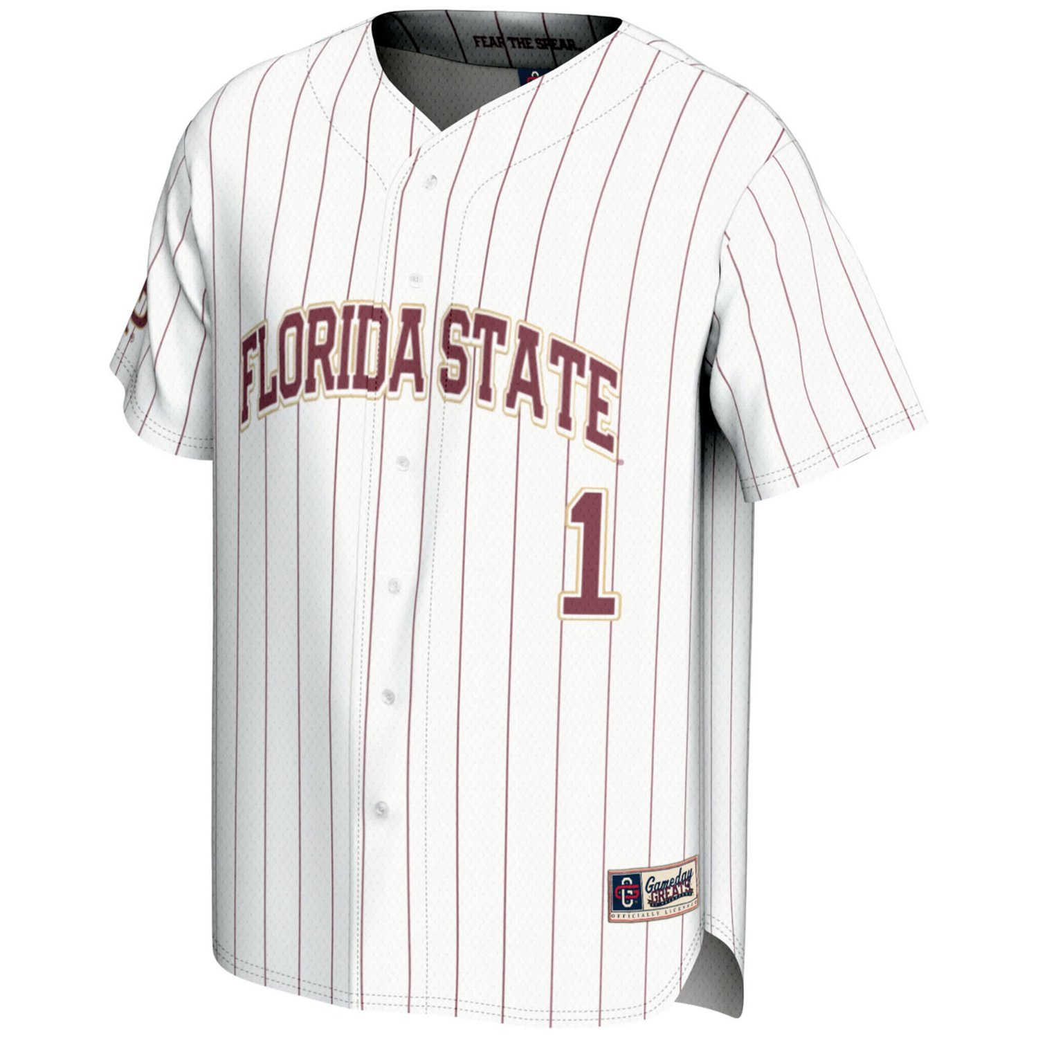 Youth GameDay Greats 1 Florida State Seminoles Lightweight Baseball Jersey - view number 2