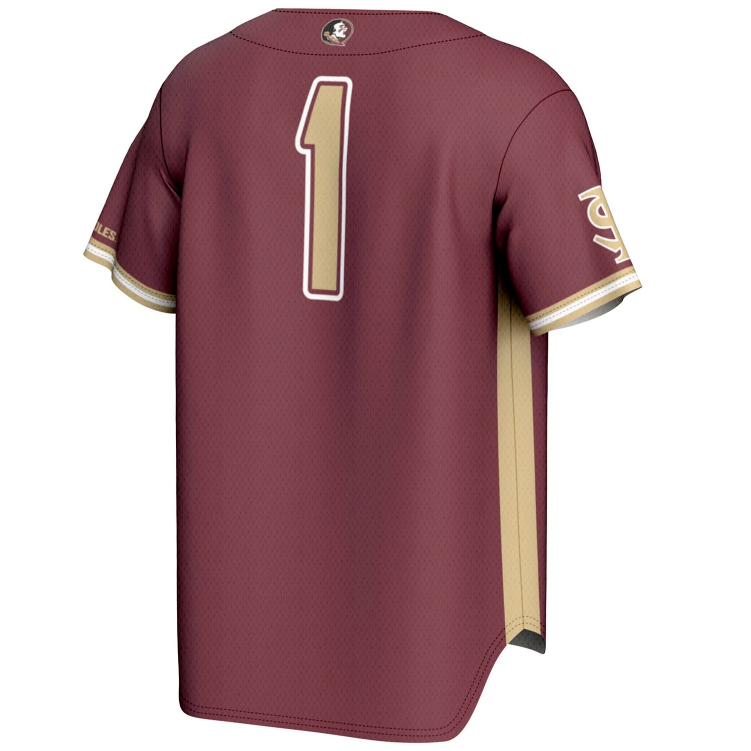 Youth GameDay Greats 1 Florida State Seminoles Lightweight Baseball Jersey - view number 3