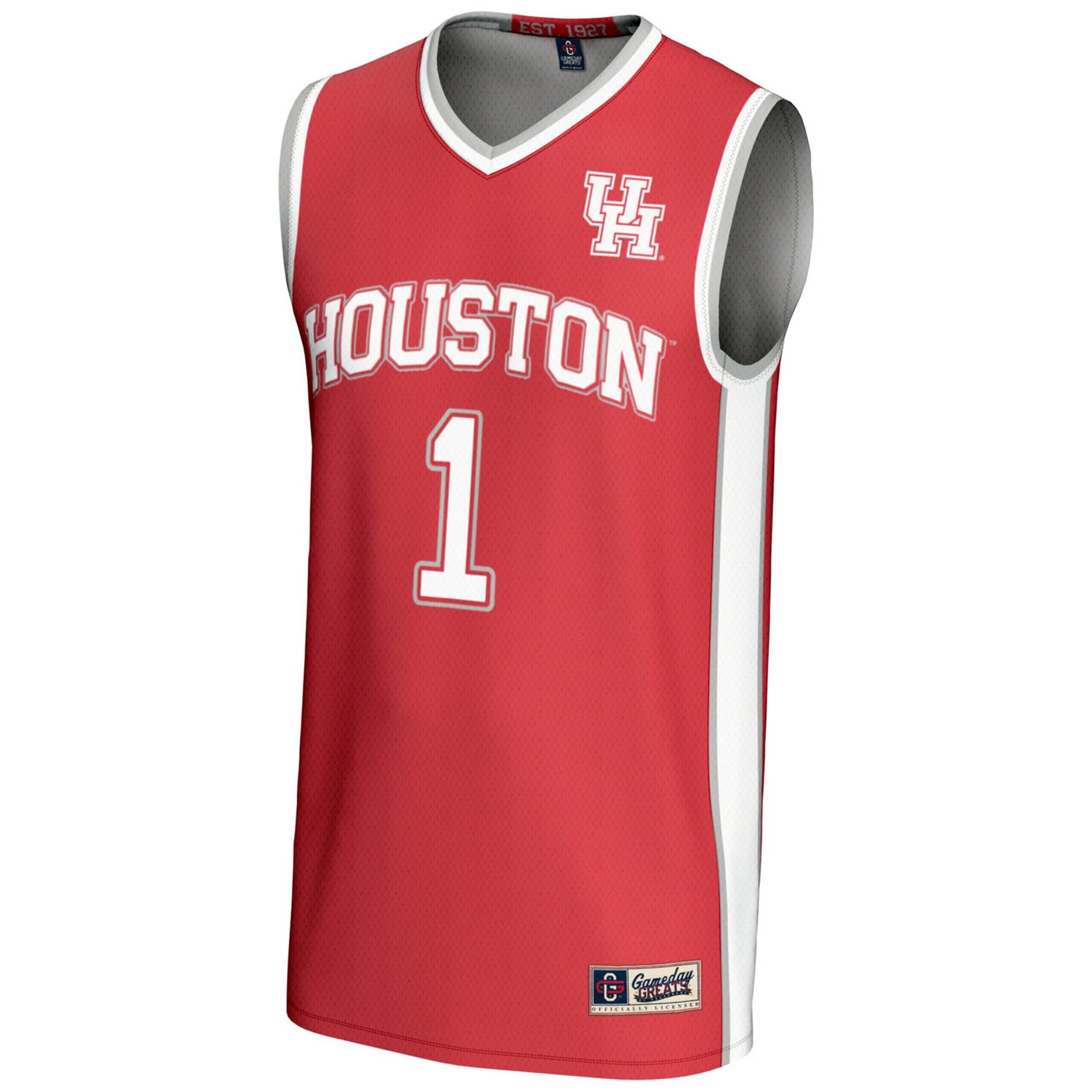 Youth GameDay Greats 1 Houston Cougars Lightweight Basketball Jersey                                                             - view number 2