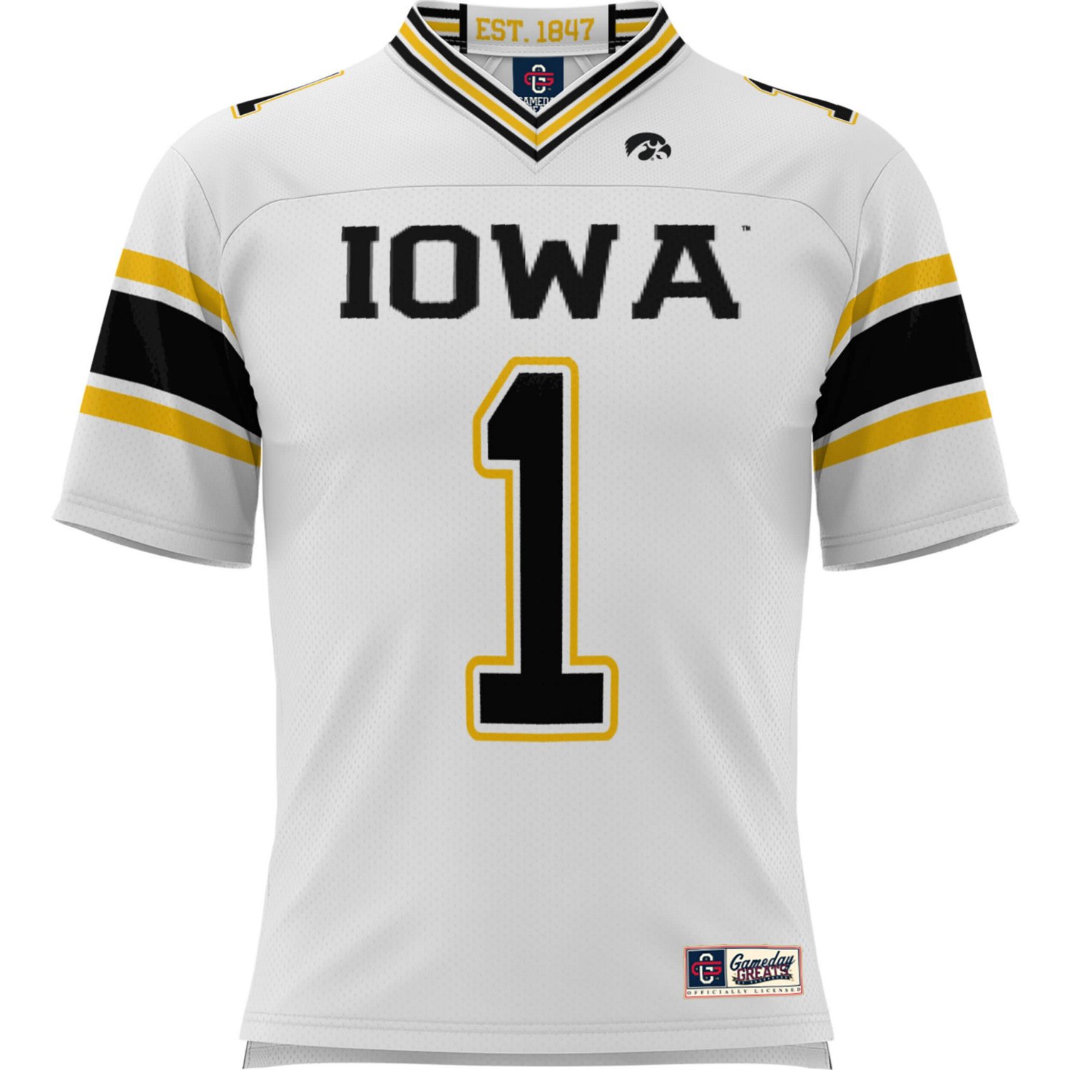 Youth GameDay Greats 1 Iowa Hawkeyes Football Jersey - view number 2