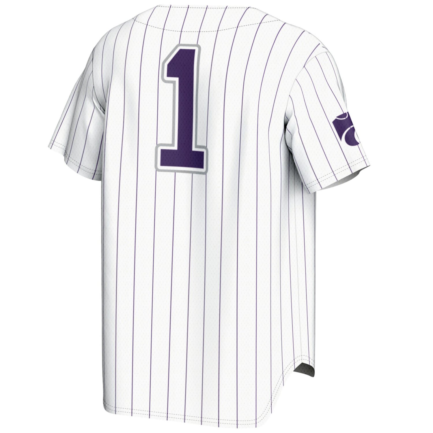 Youth GameDay Greats 1 Kansas State Wildcats Lightweight Baseball Jersey - view number 3