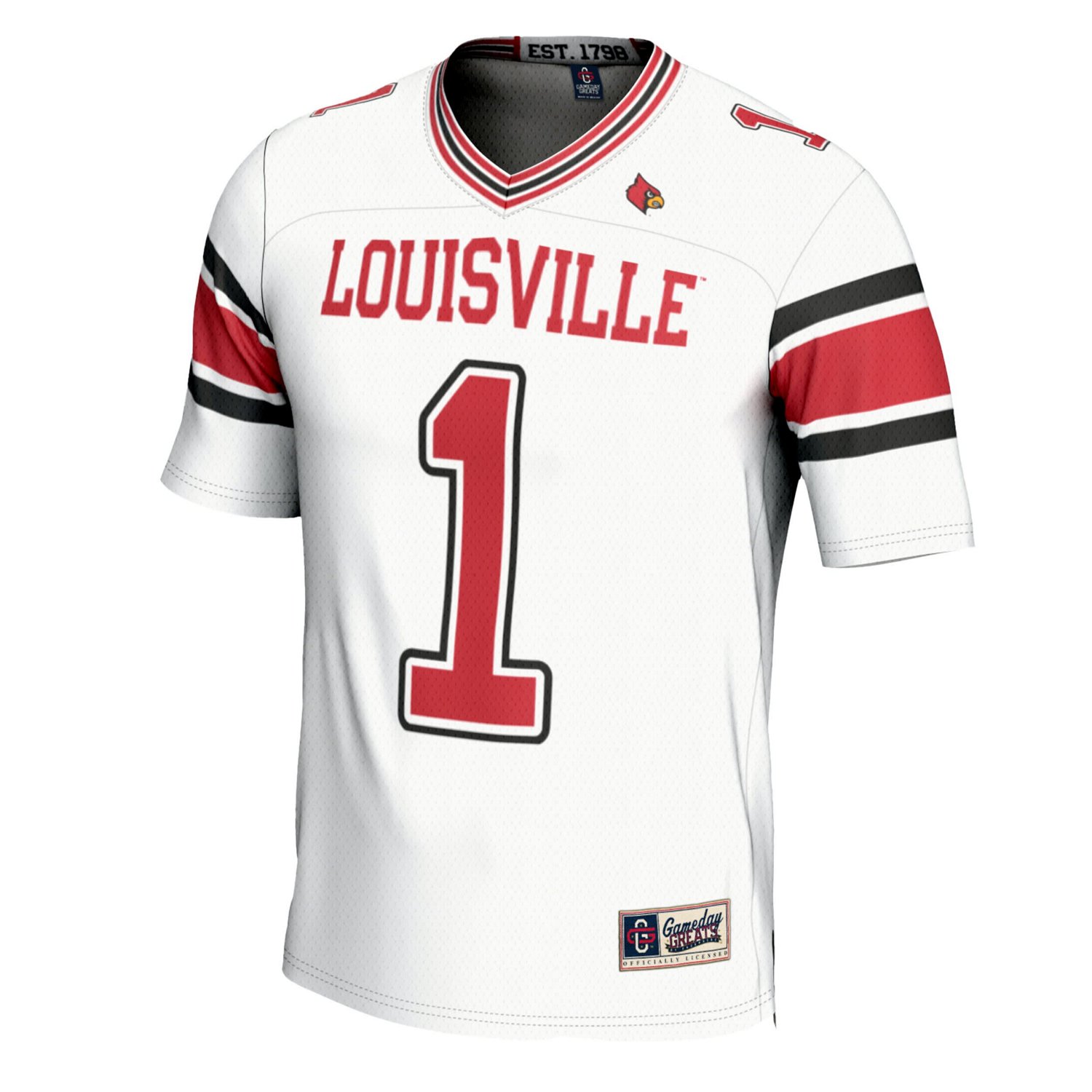 Youth GameDay Greats 1 Louisville Cardinals Football Jersey - view number 2