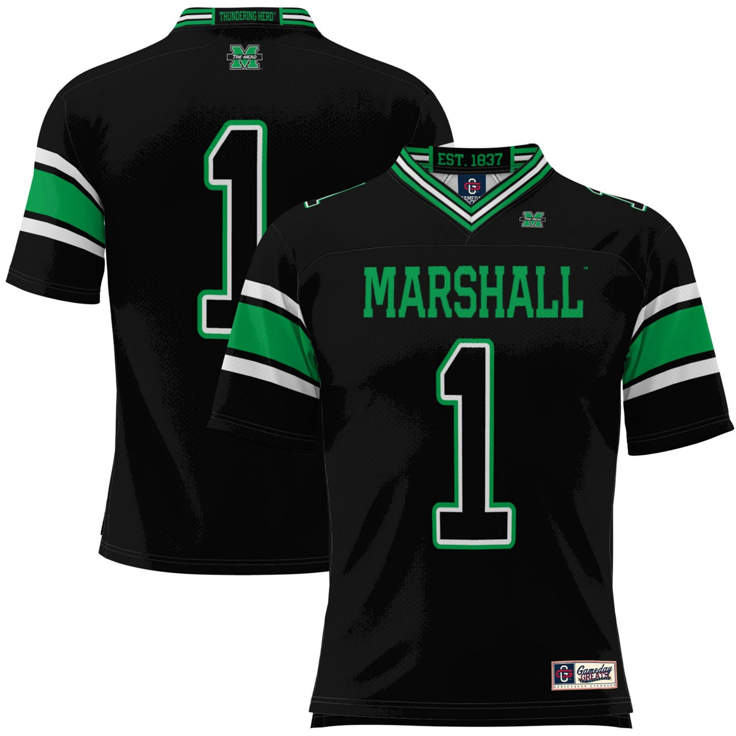 Youth GameDay Greats 1 Marshall Thundering Herd Football Jersey