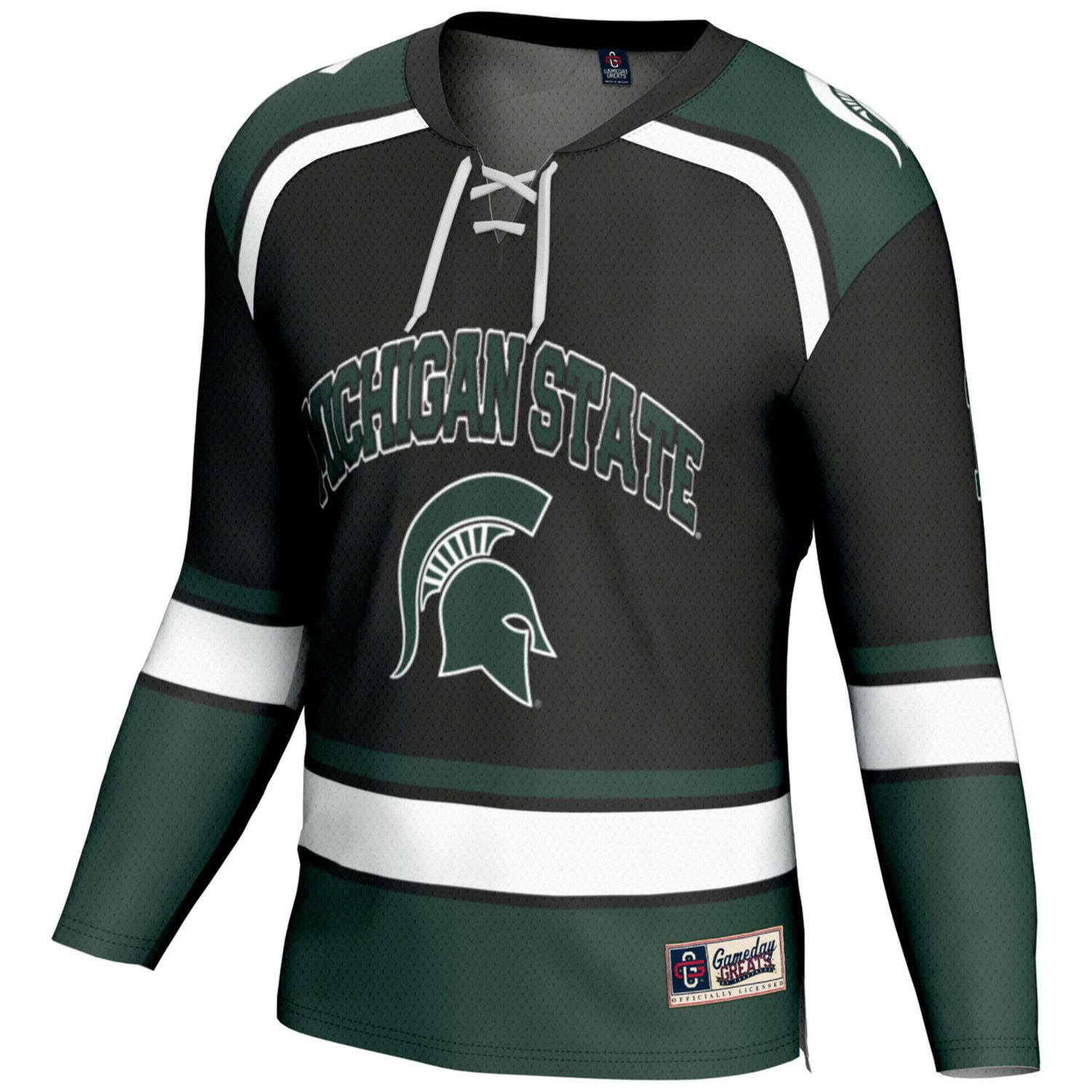 Youth GameDay Greats 1 Michigan State Spartans Hockey Jersey - view number 2