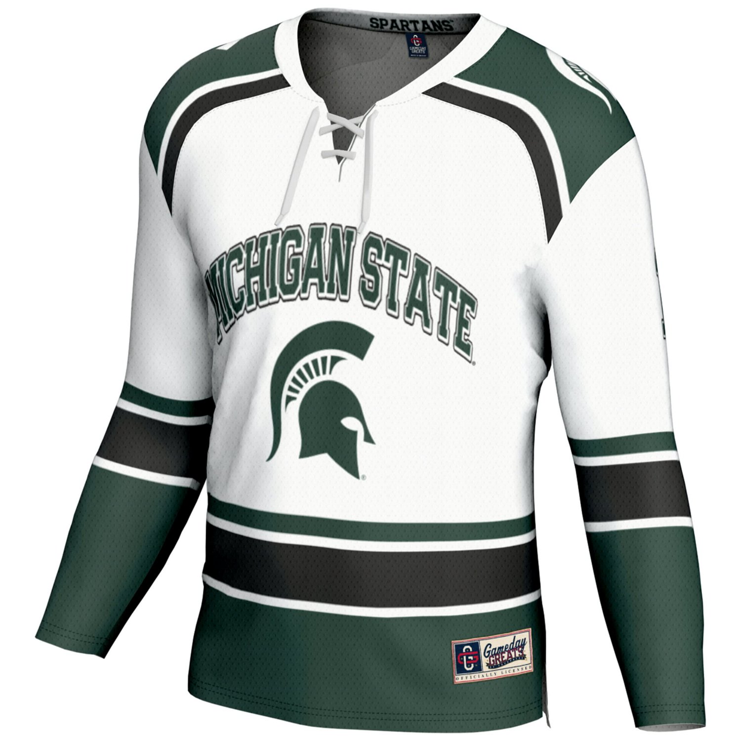 Youth GameDay Greats 1 Michigan State Spartans Hockey Jersey - view number 2
