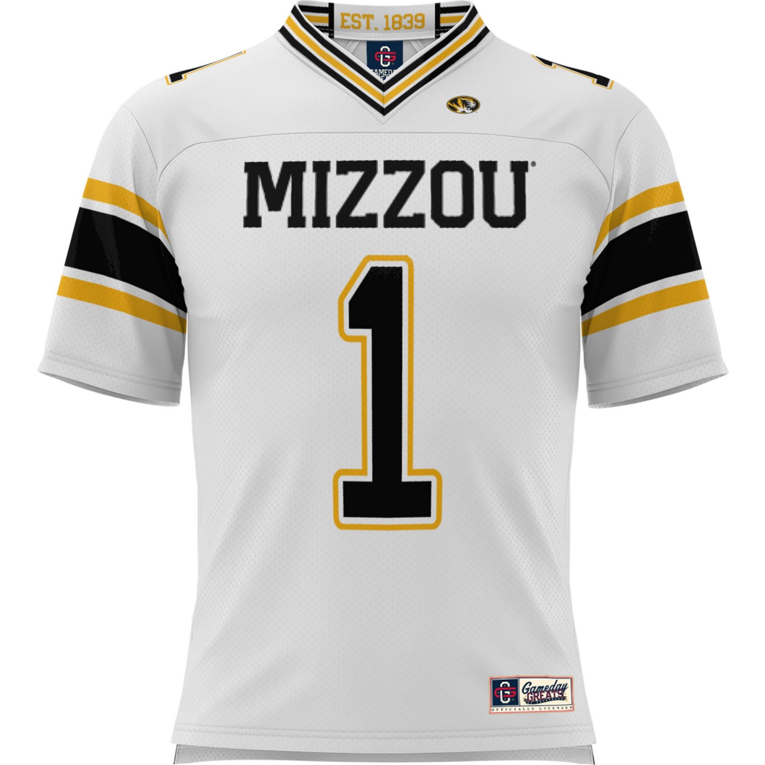 Youth GameDay Greats 1 Missouri Tigers Football Jersey - view number 2
