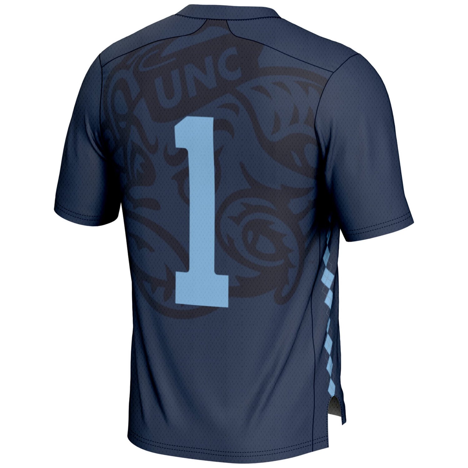 Youth GameDay Greats 1 North Carolina Tar Heels Lightweight Men's Lacrosse Jersey - view number 3