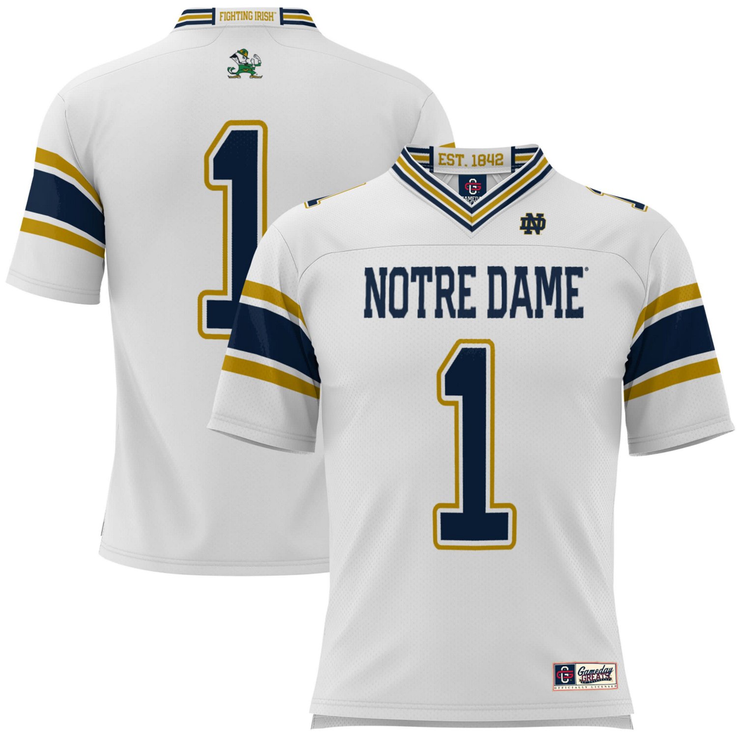 Youth GameDay Greats 1 Notre Dame Fighting Irish Football Jersey