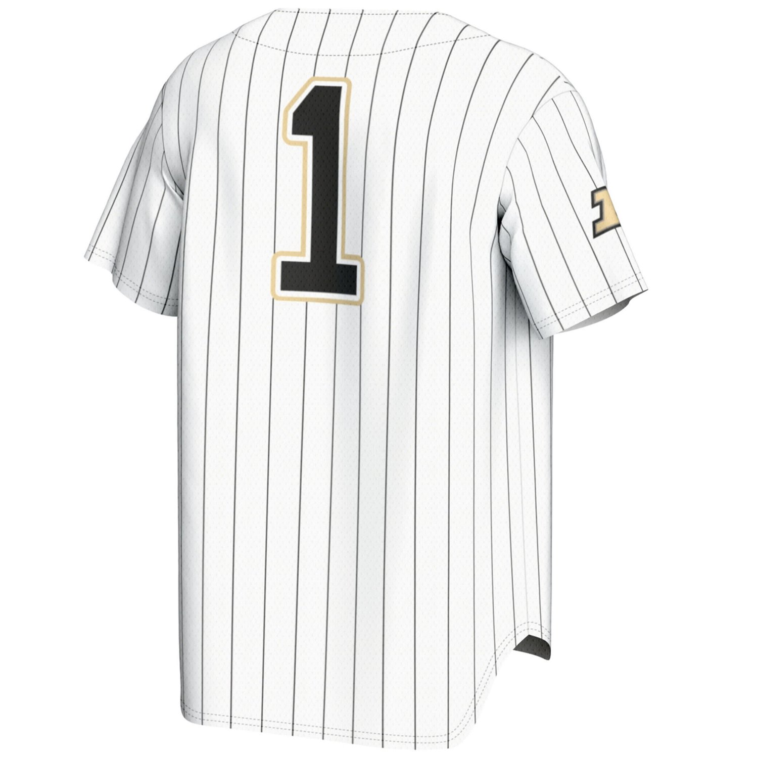 Youth GameDay Greats 1 Purdue Boilermakers Lightweight Baseball Jersey - view number 3