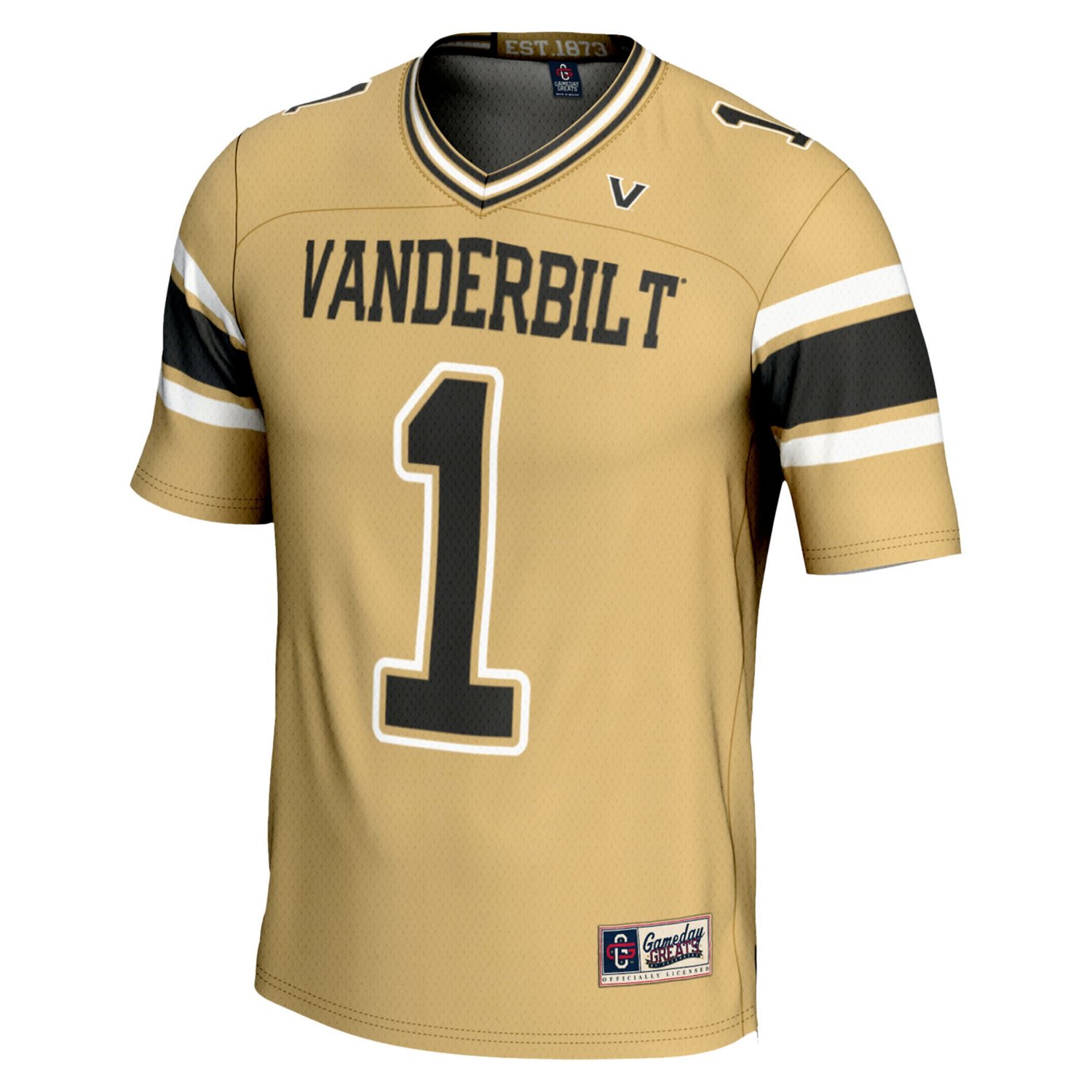 Youth GameDay Greats 1 Vanderbilt Commodores Football Jersey - view number 2