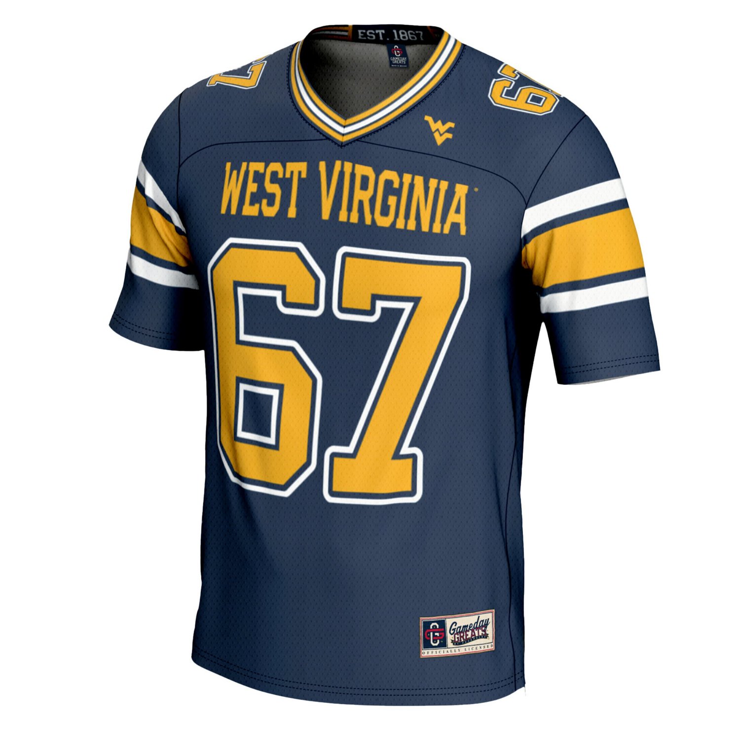 Youth GameDay Greats 1 West Virginia Mountaineers Football Jersey - view number 2
