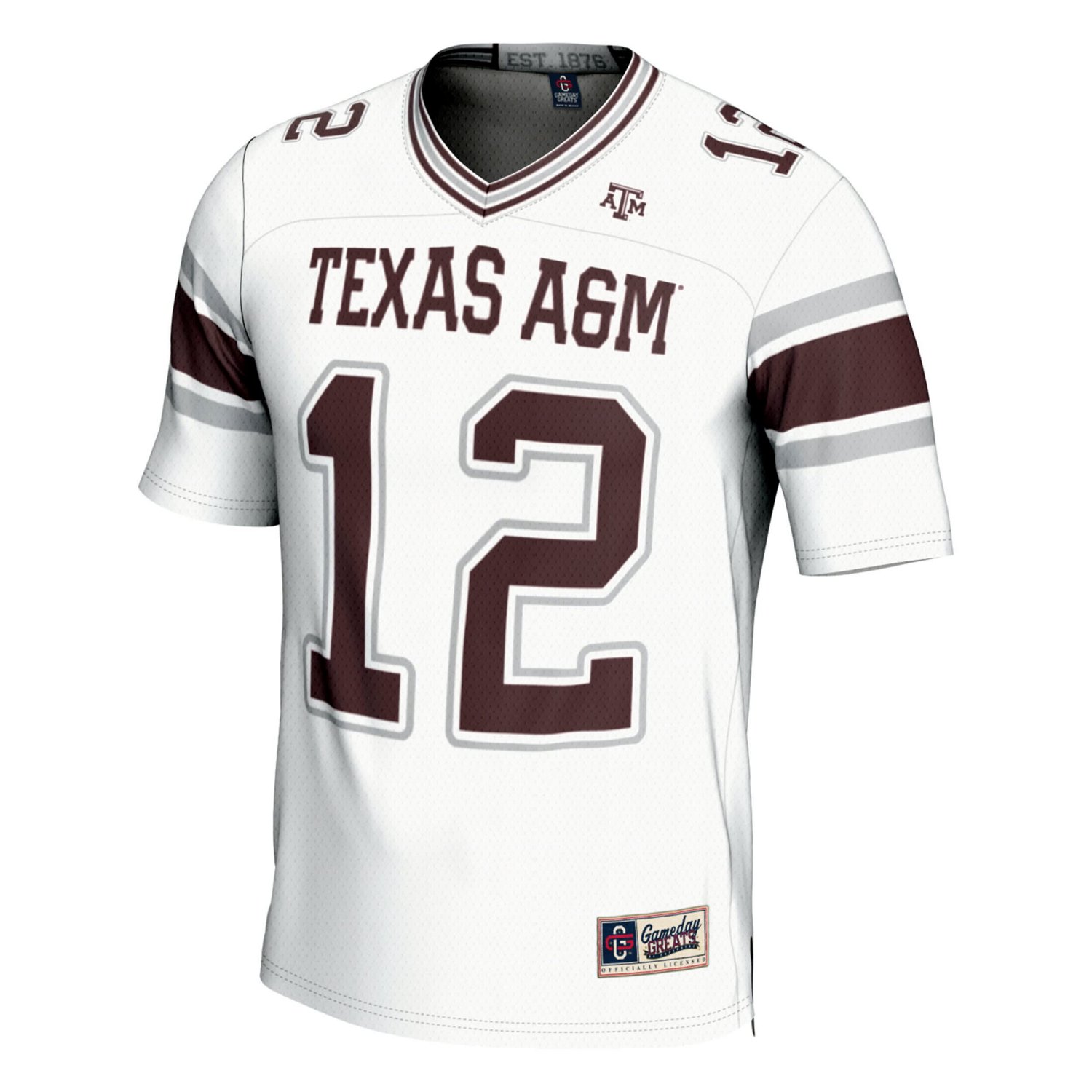 Youth GameDay Greats 12 Texas AM Aggies Football Lightweight Fashion Jersey - view number 2
