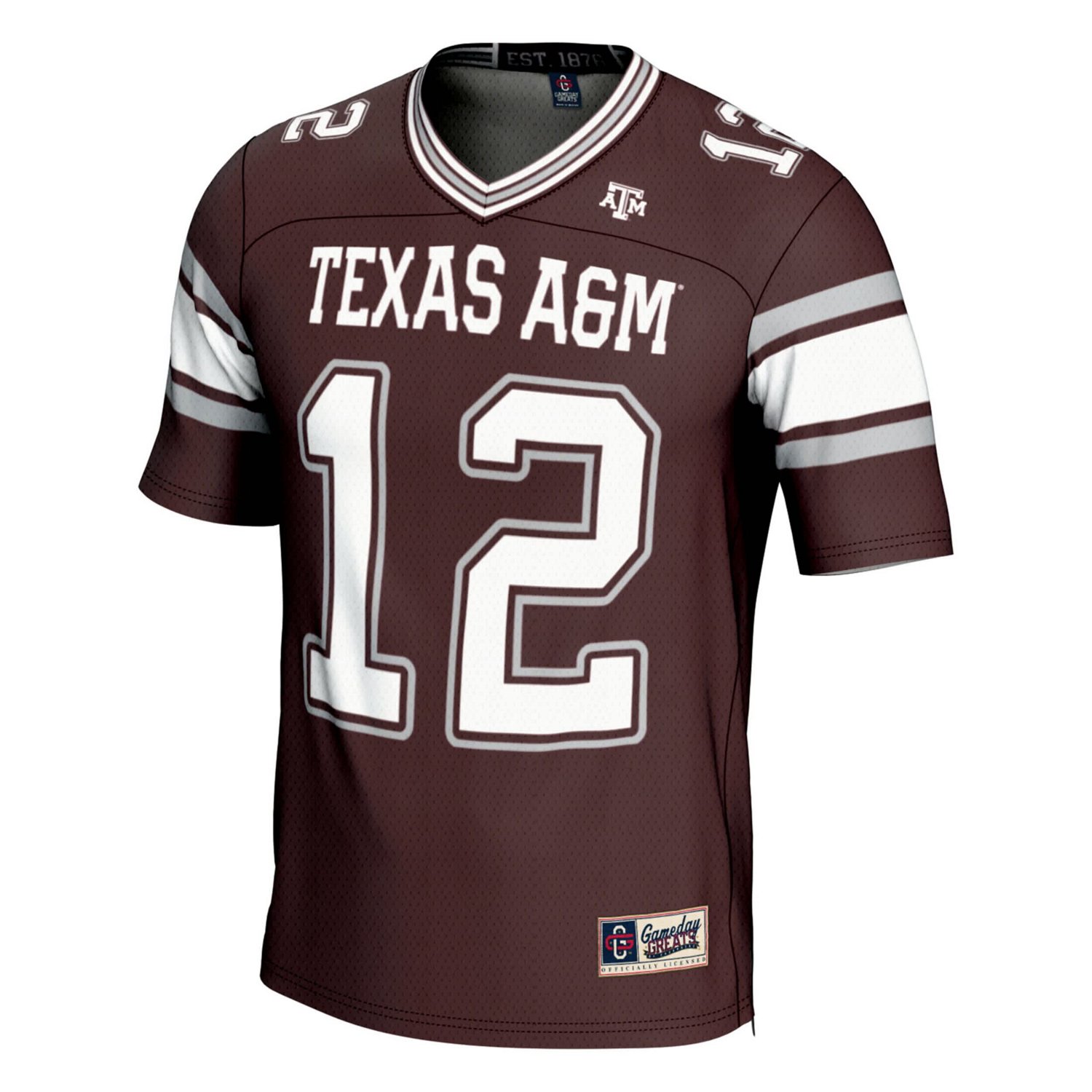 Youth GameDay Greats 12 Texas AM Aggies Football Lightweight Fashion Jersey - view number 2