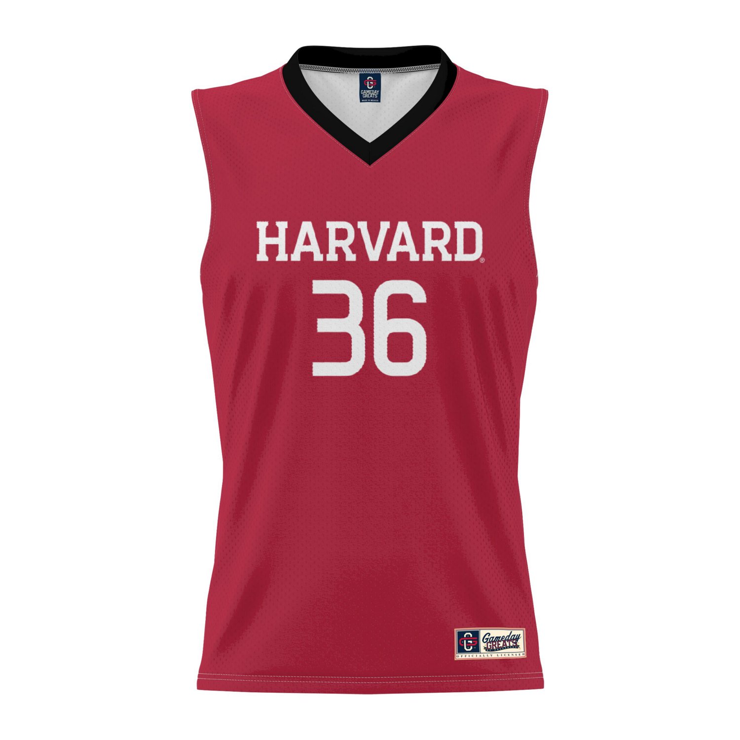 Youth GameDay Greats 36 Harvard Lightweight Basketball Jersey - view number 2