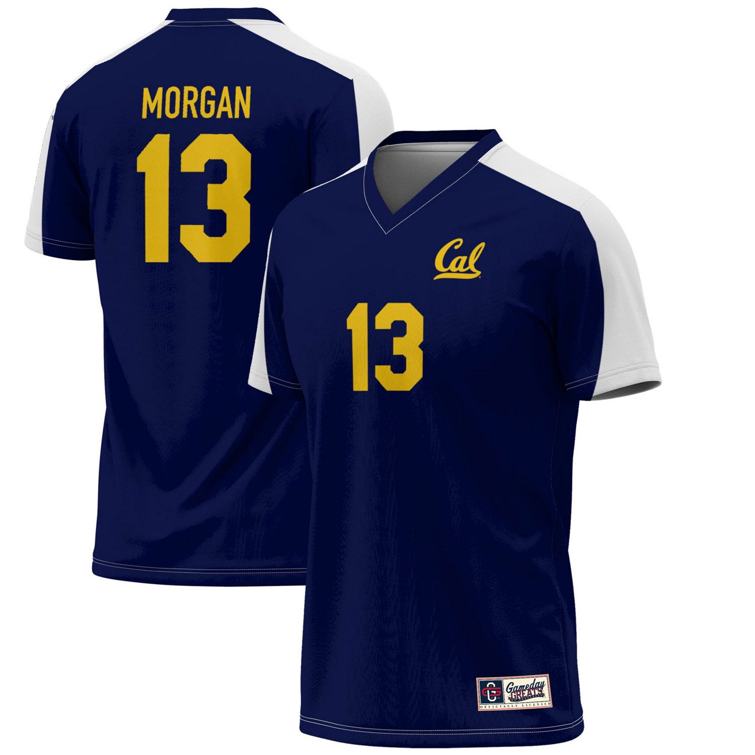 Youth GameDay Greats Alex Morgan Cal Bears Lightweight Alumni Soccer Jersey                                                      - view number 1