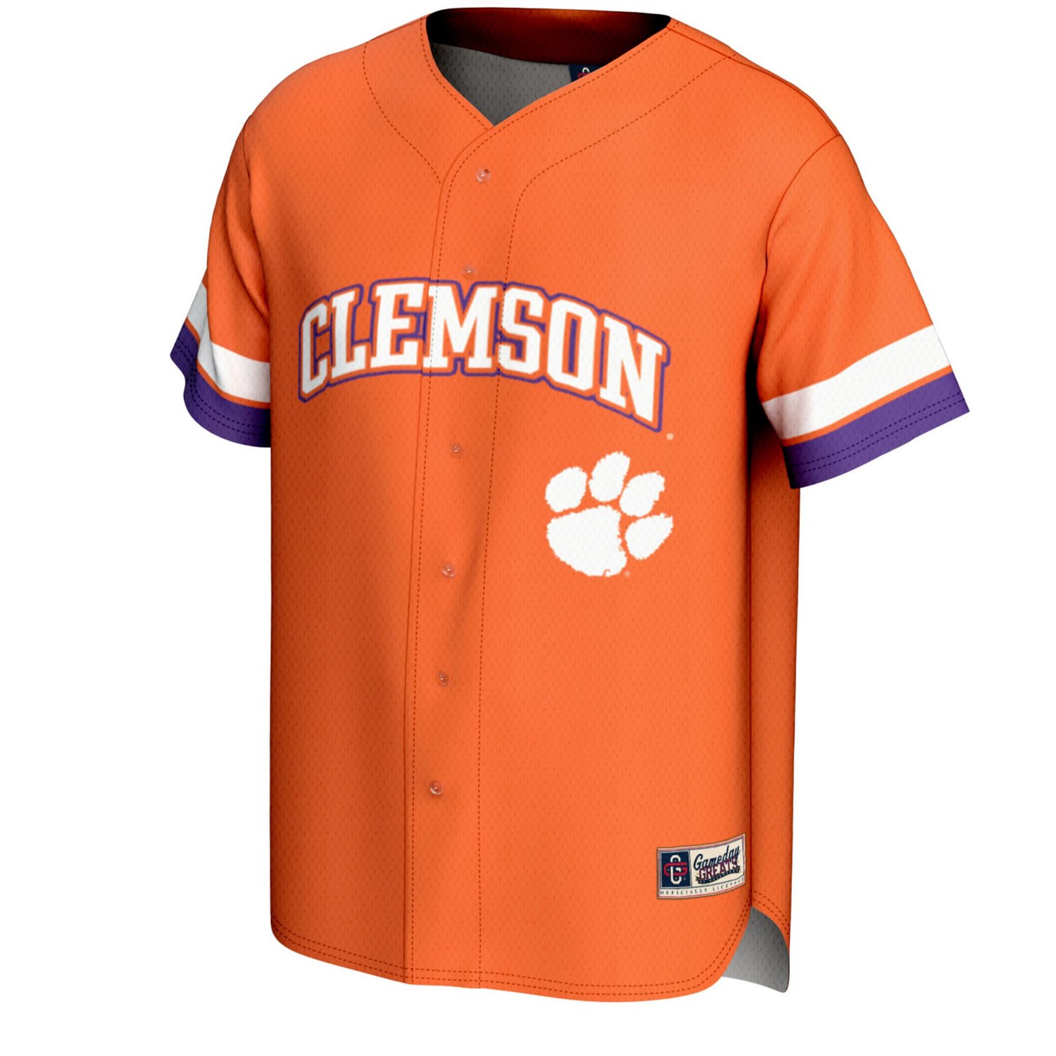 Youth GameDay Greats Clemson Tigers Spirit Baseball Jersey - view number 2