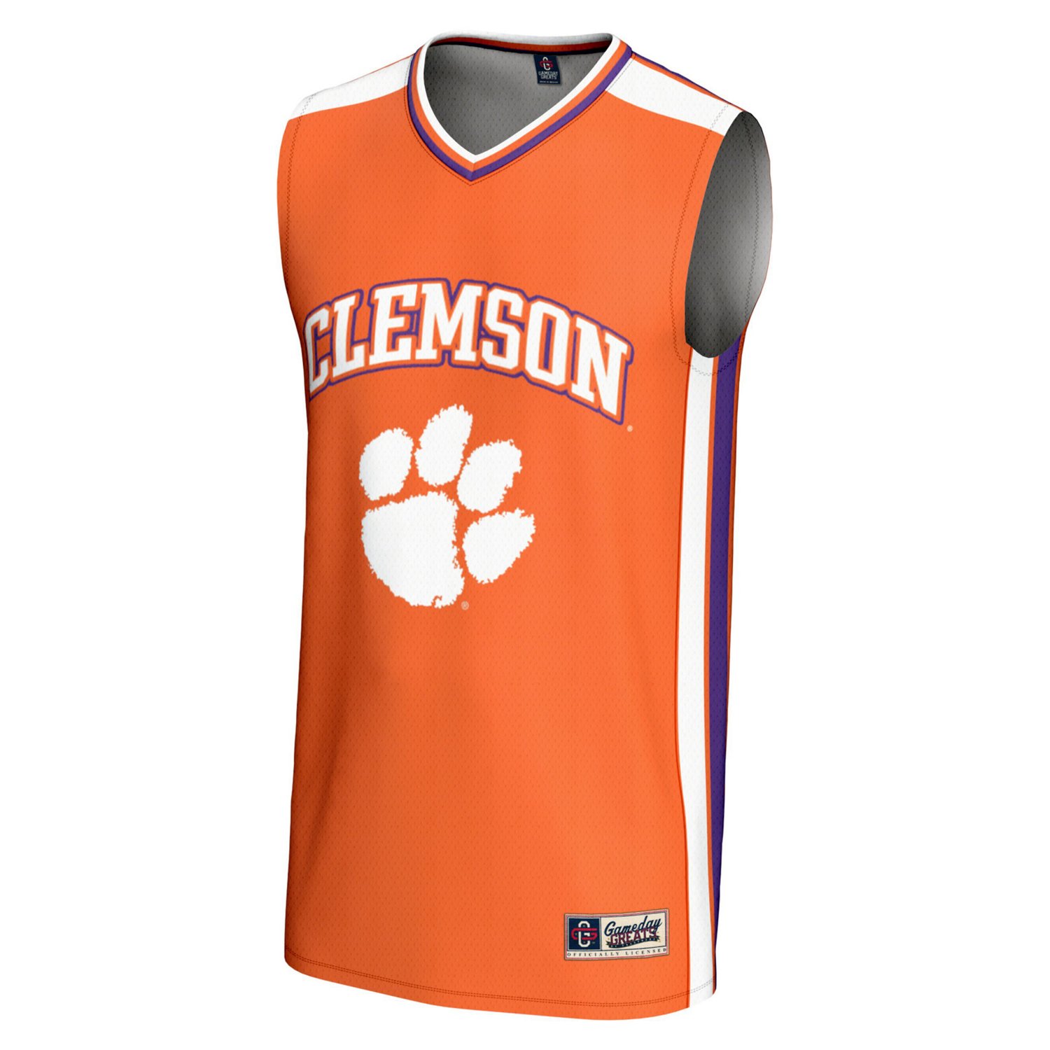 Youth GameDay Greats Clemson Tigers Spirit Basketball Jersey - view number 2