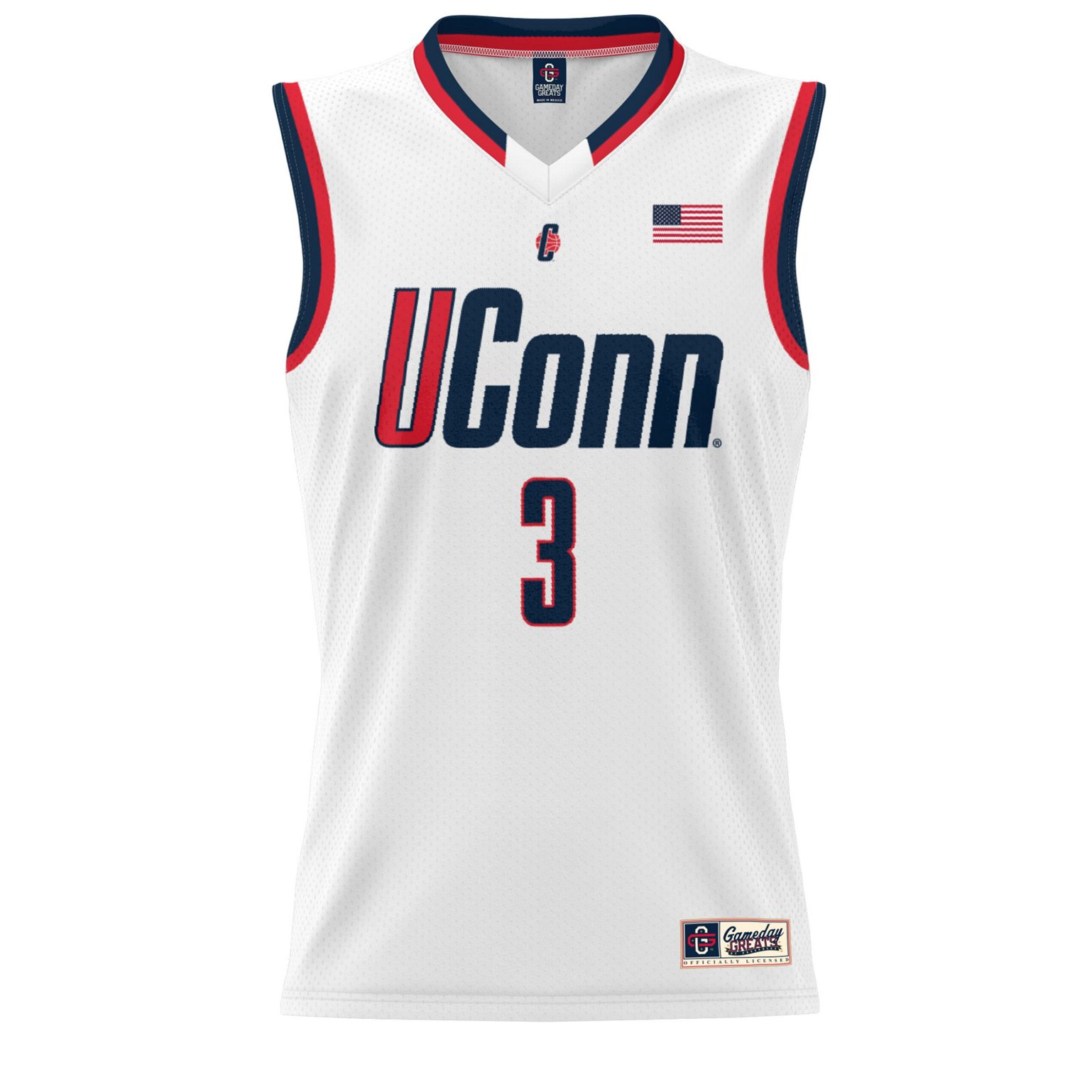 Youth GameDay Greats Diana Taurasi UConn Huskies Lightweight Basketball Alumni Jersey - view number 2